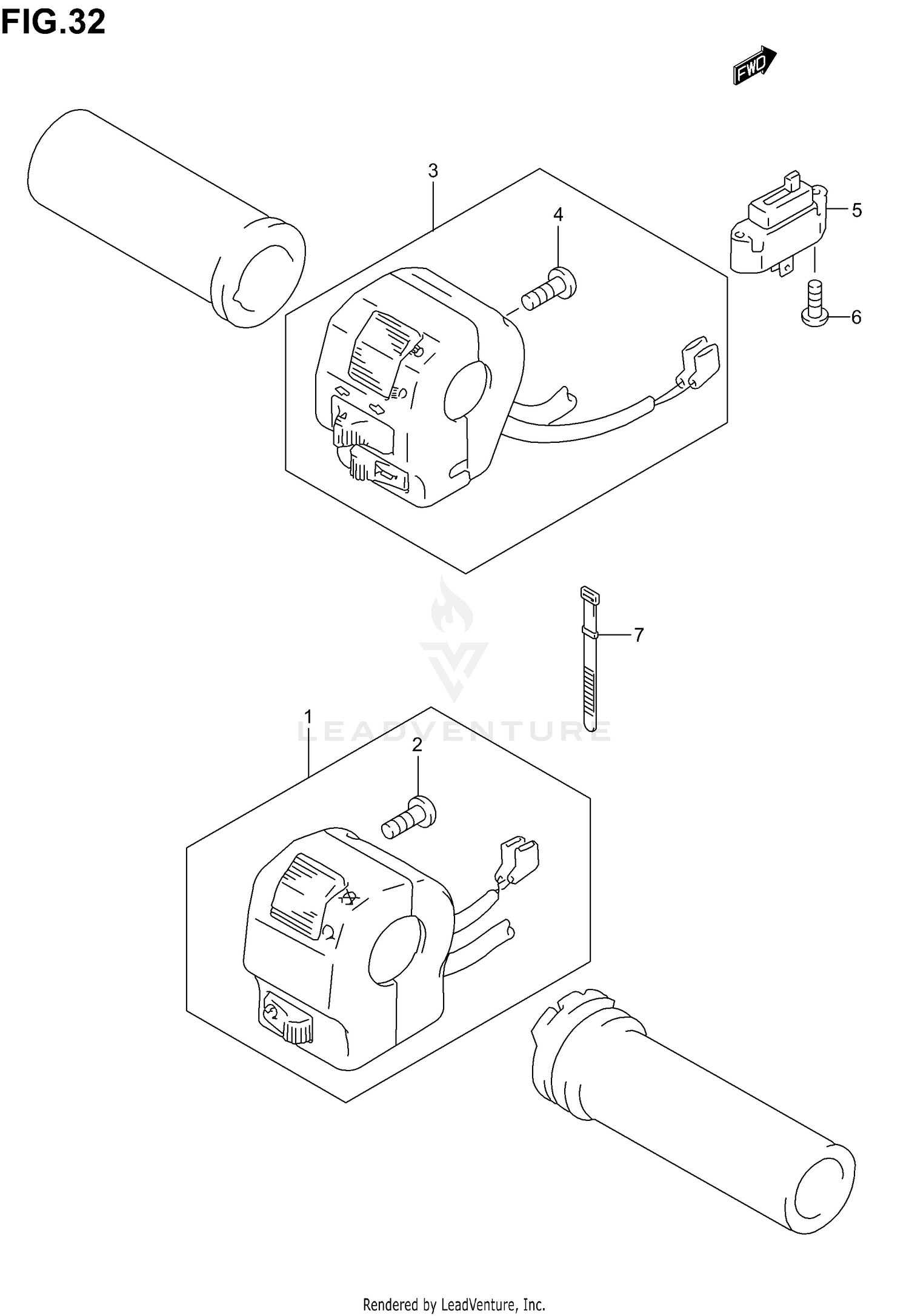 HANDLE SWITCH (MODEL K1/K2/K3)