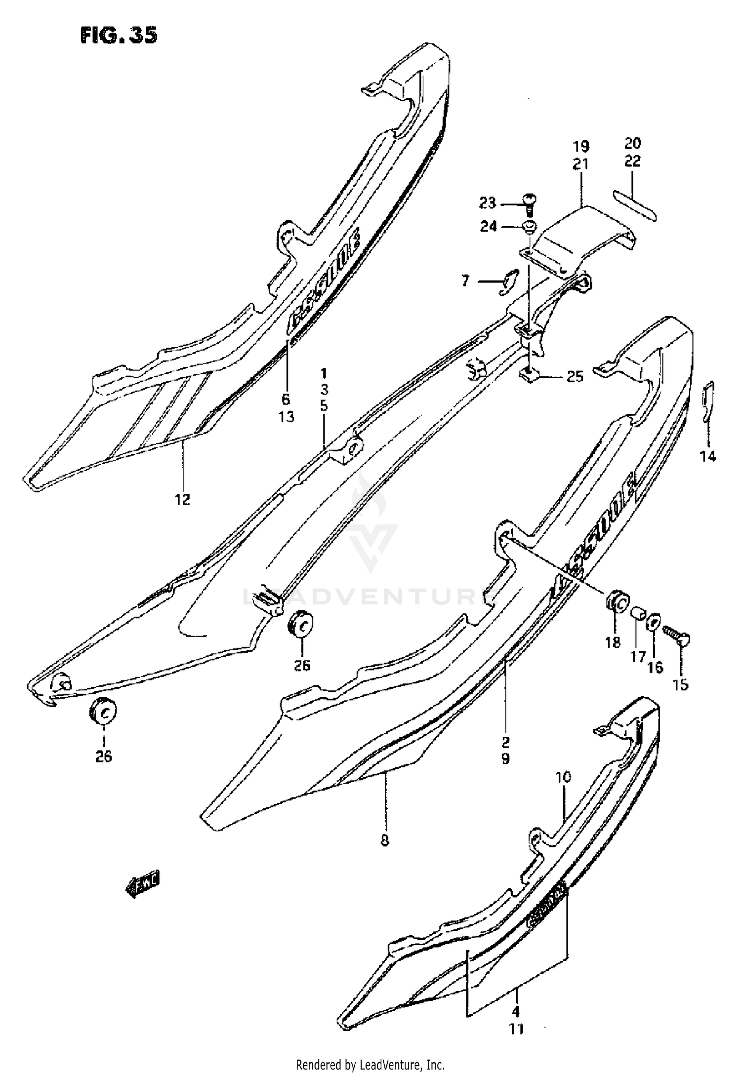 FRAME COVER (MODEL K/L/M)