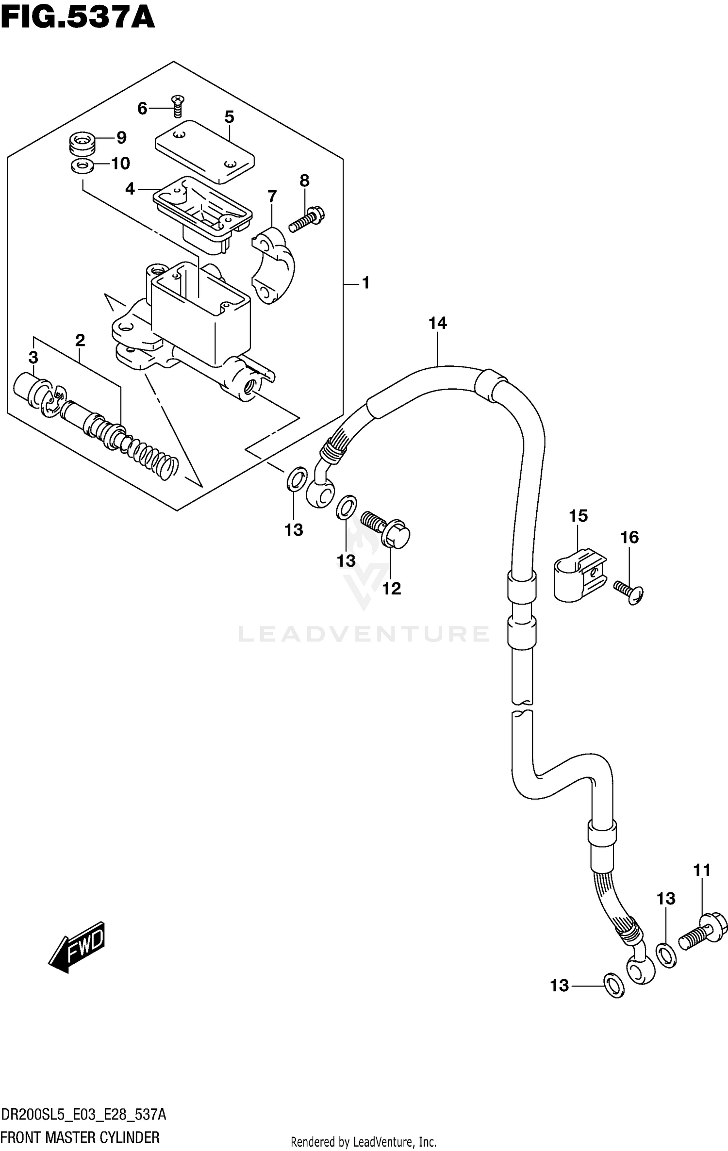 FRONT MASTER CYLINDER