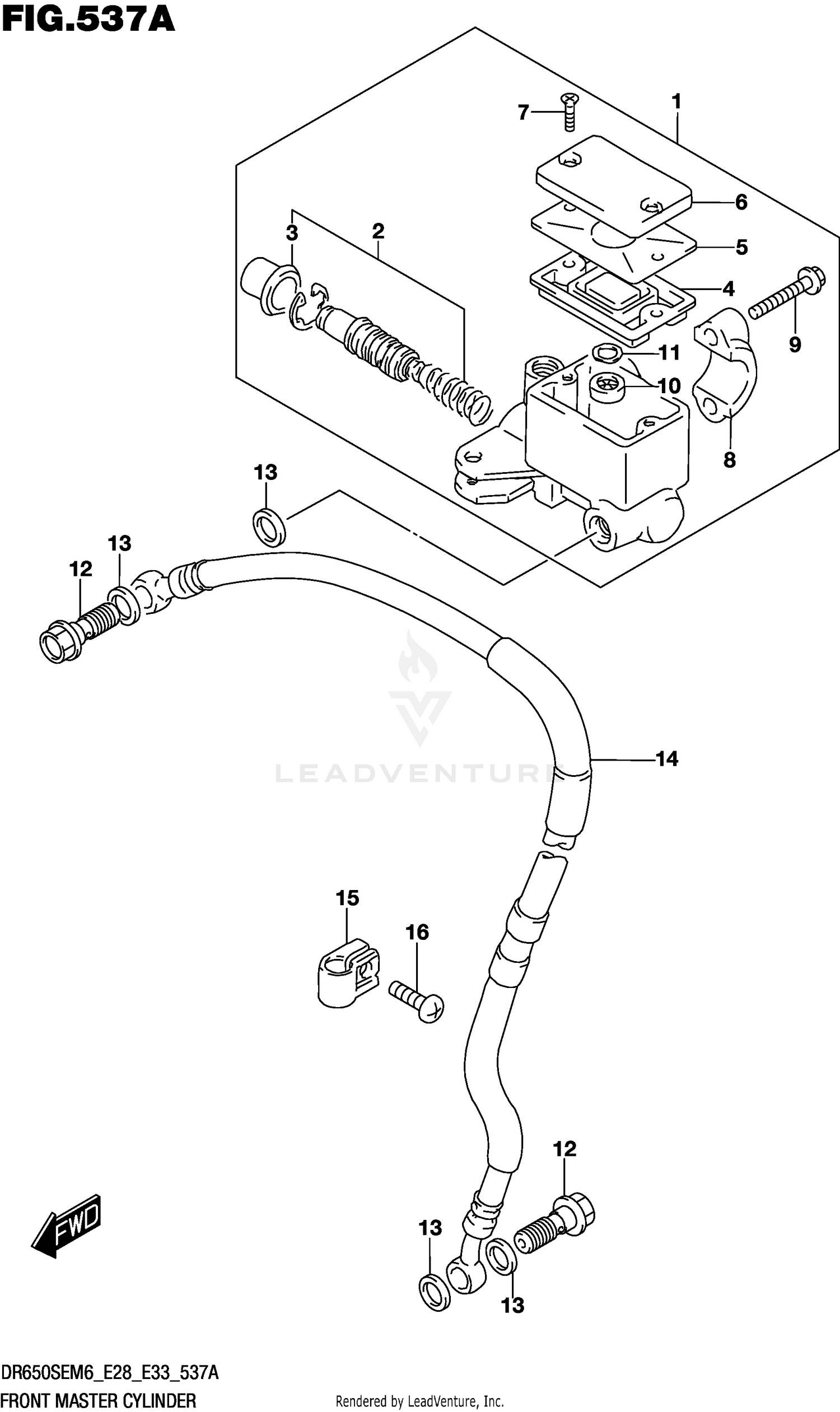 FRONT MASTER CYLINDER