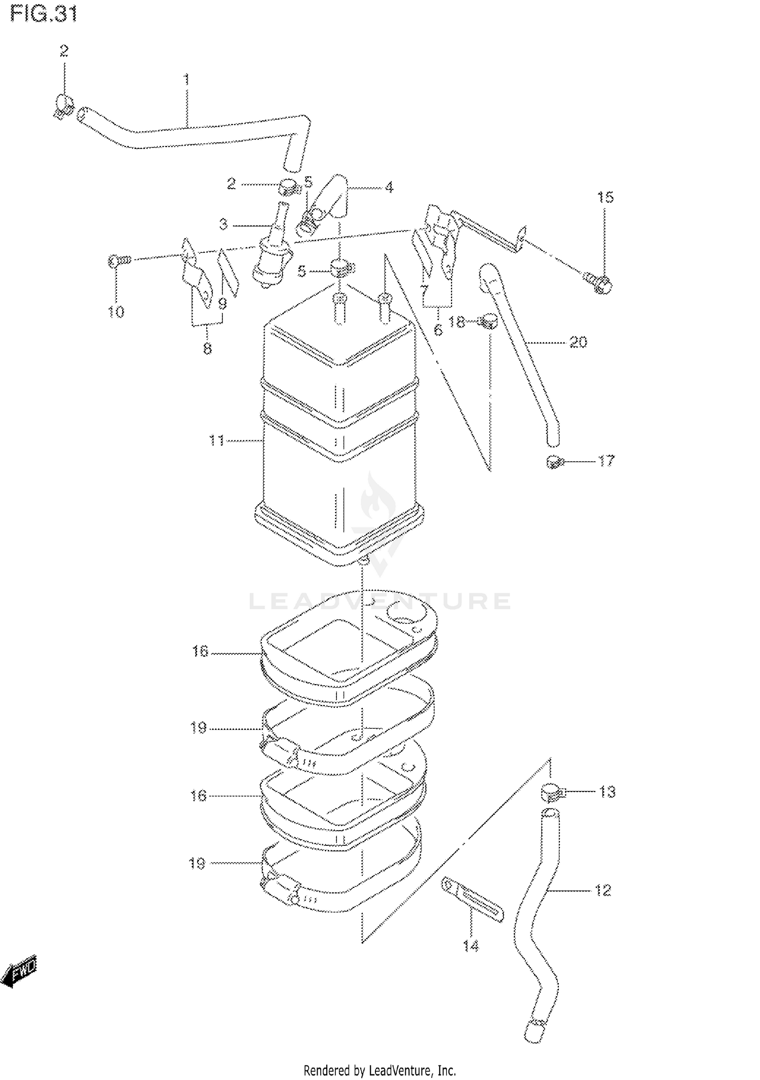 CANISTER (CALIFORNIA ONLY)