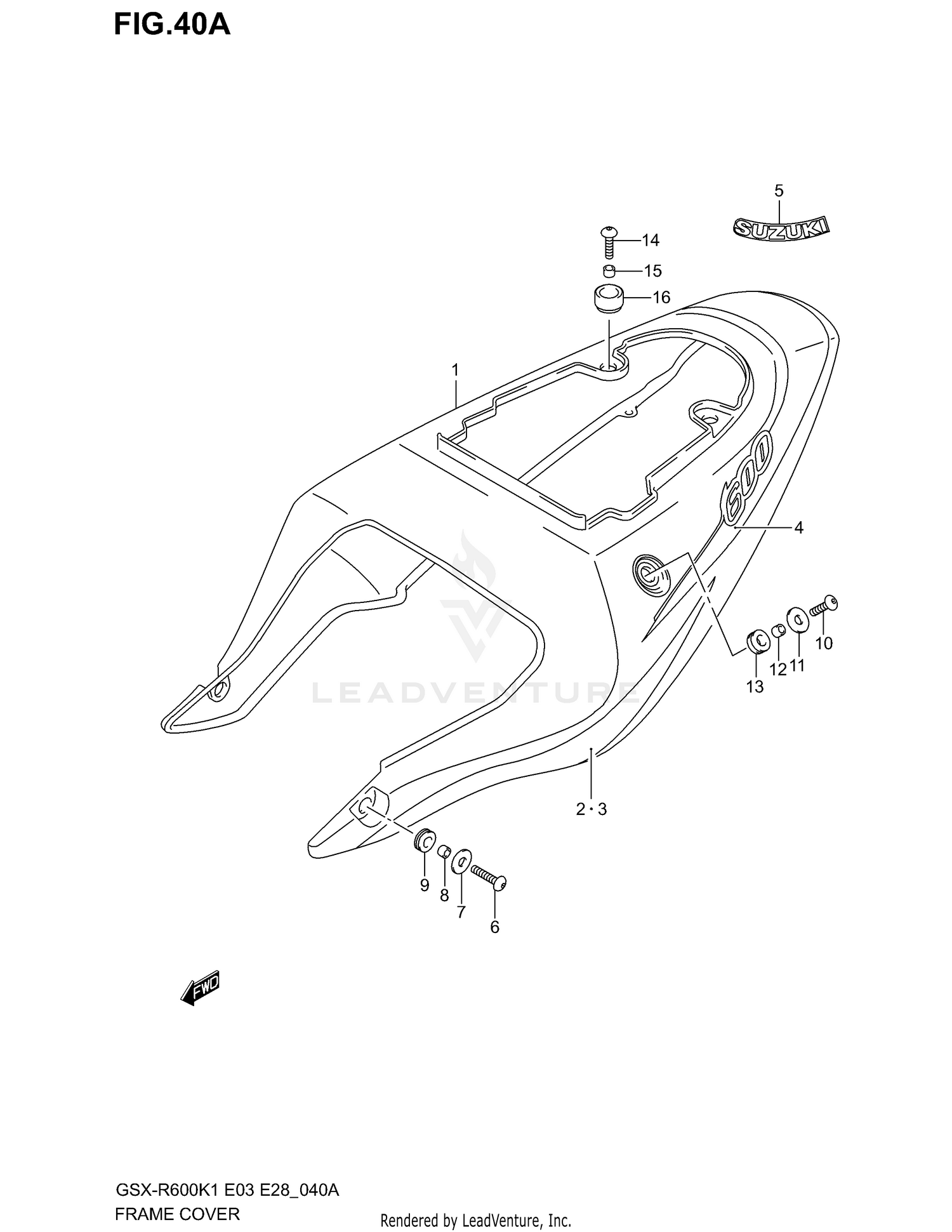 FRAME COVER (MODEL K2)