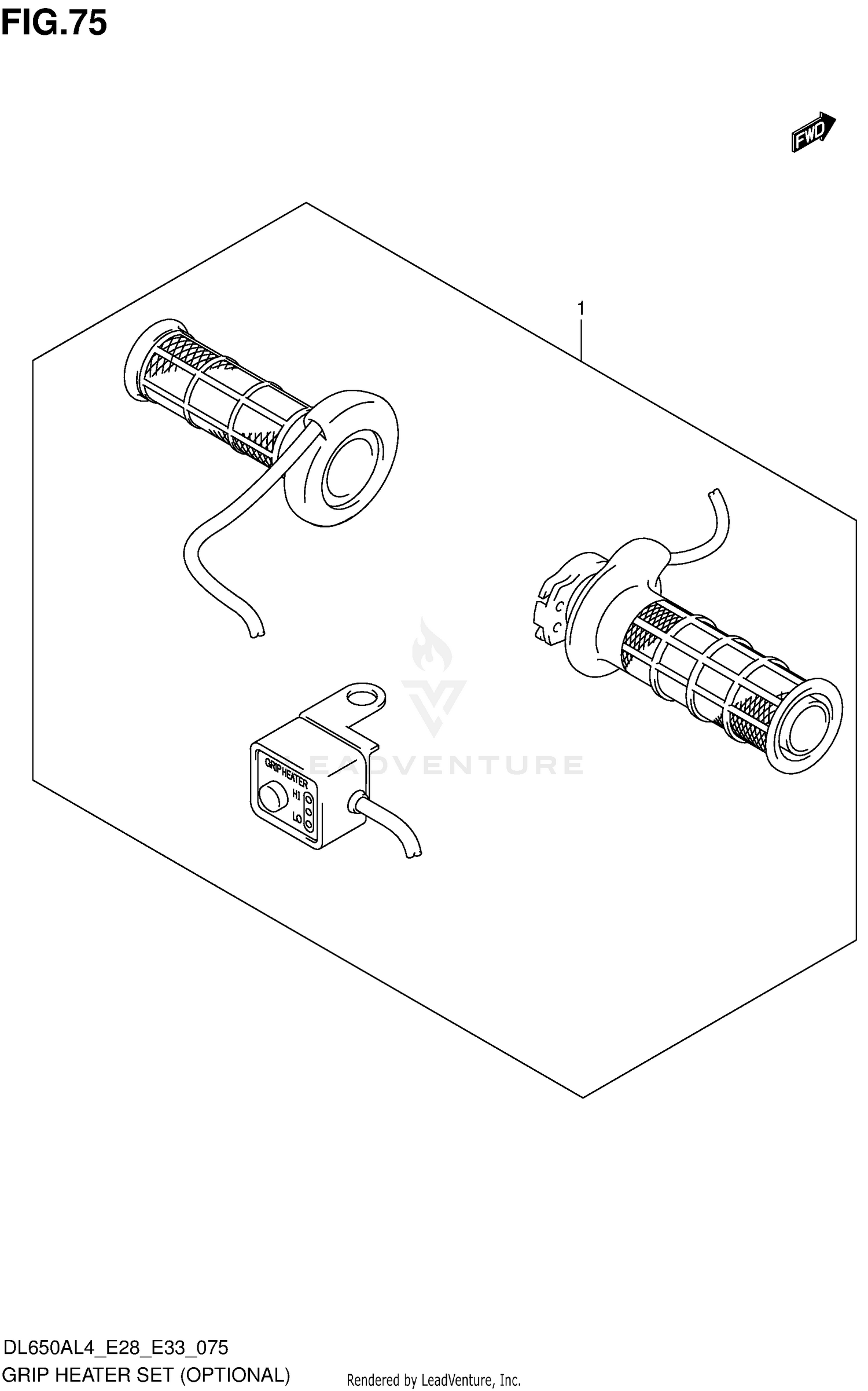 GRIP HEATER SET (OPTIONAL)