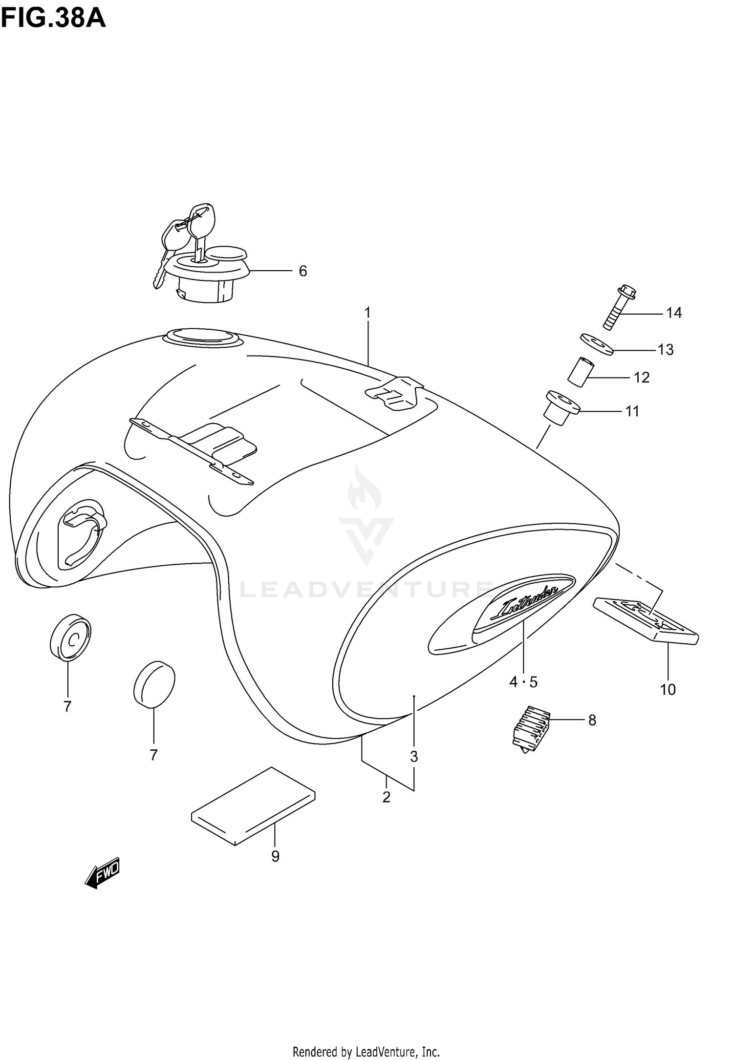 FUEL TANK (MODEL K2)