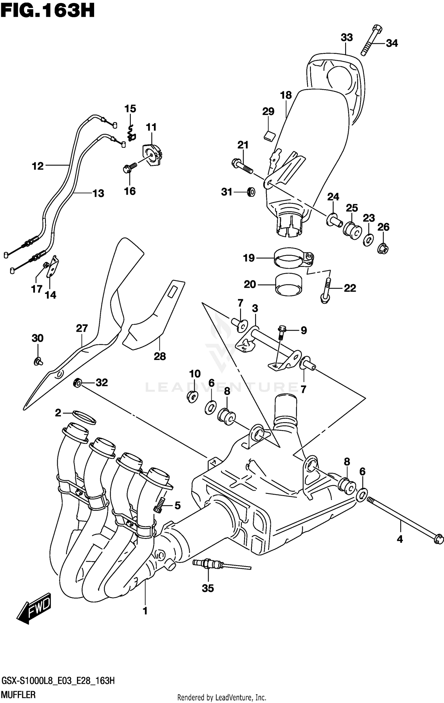 MUFFLER (GSX-S1000AZL8 E33)