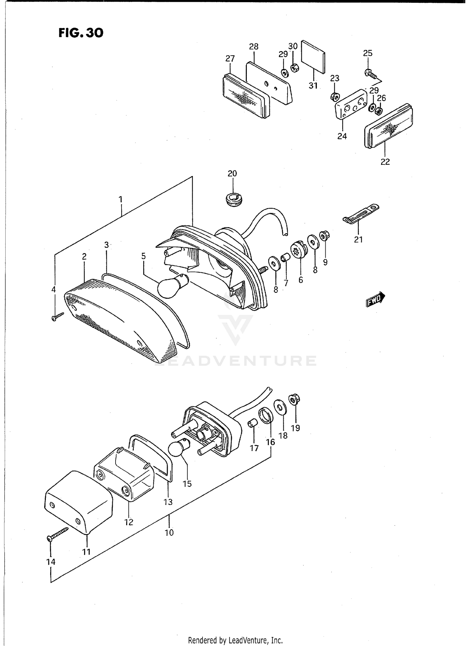 REAR COMBINATION LAMP