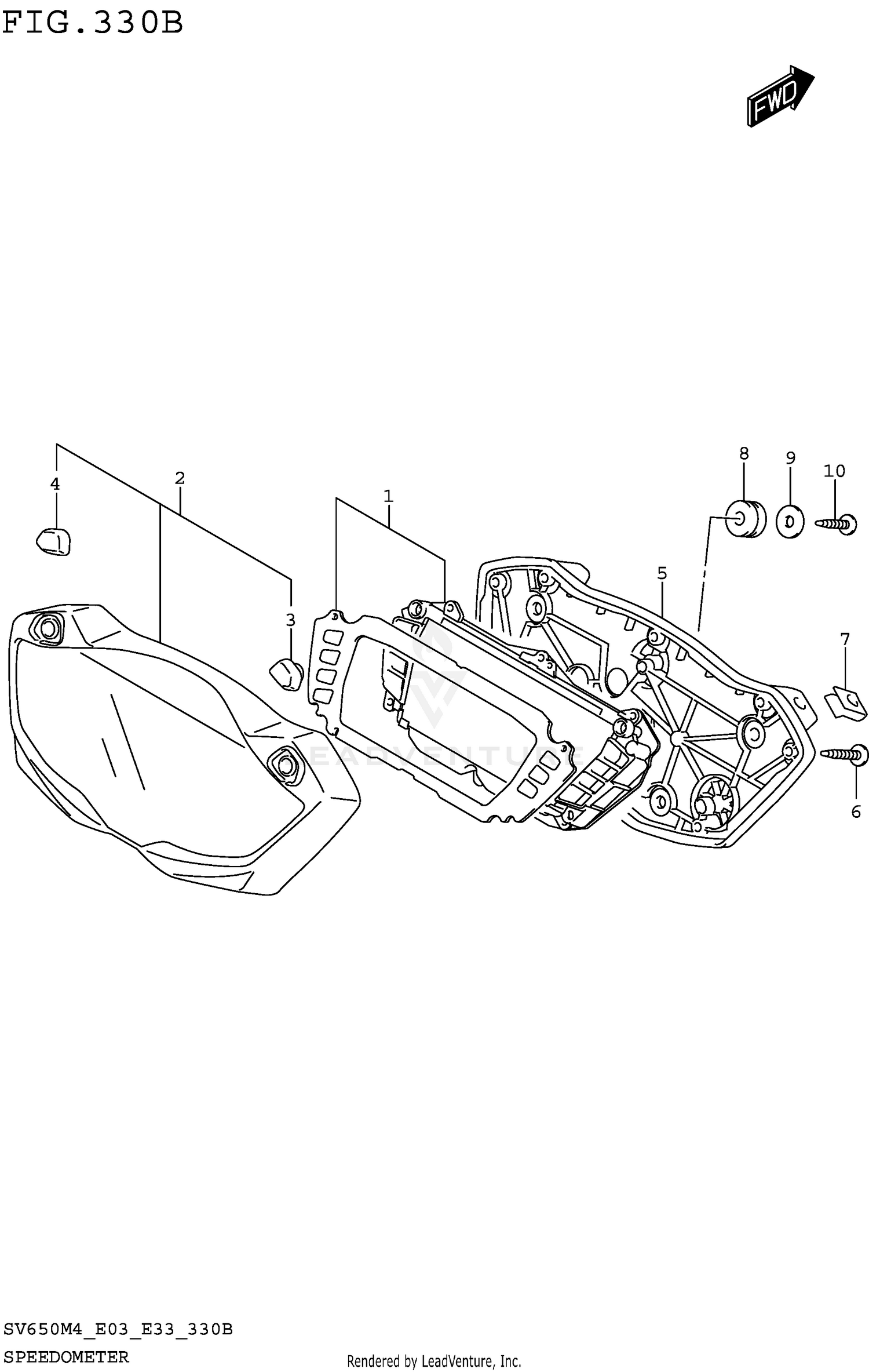 SPEEDOMETER (SV650M4 E33)