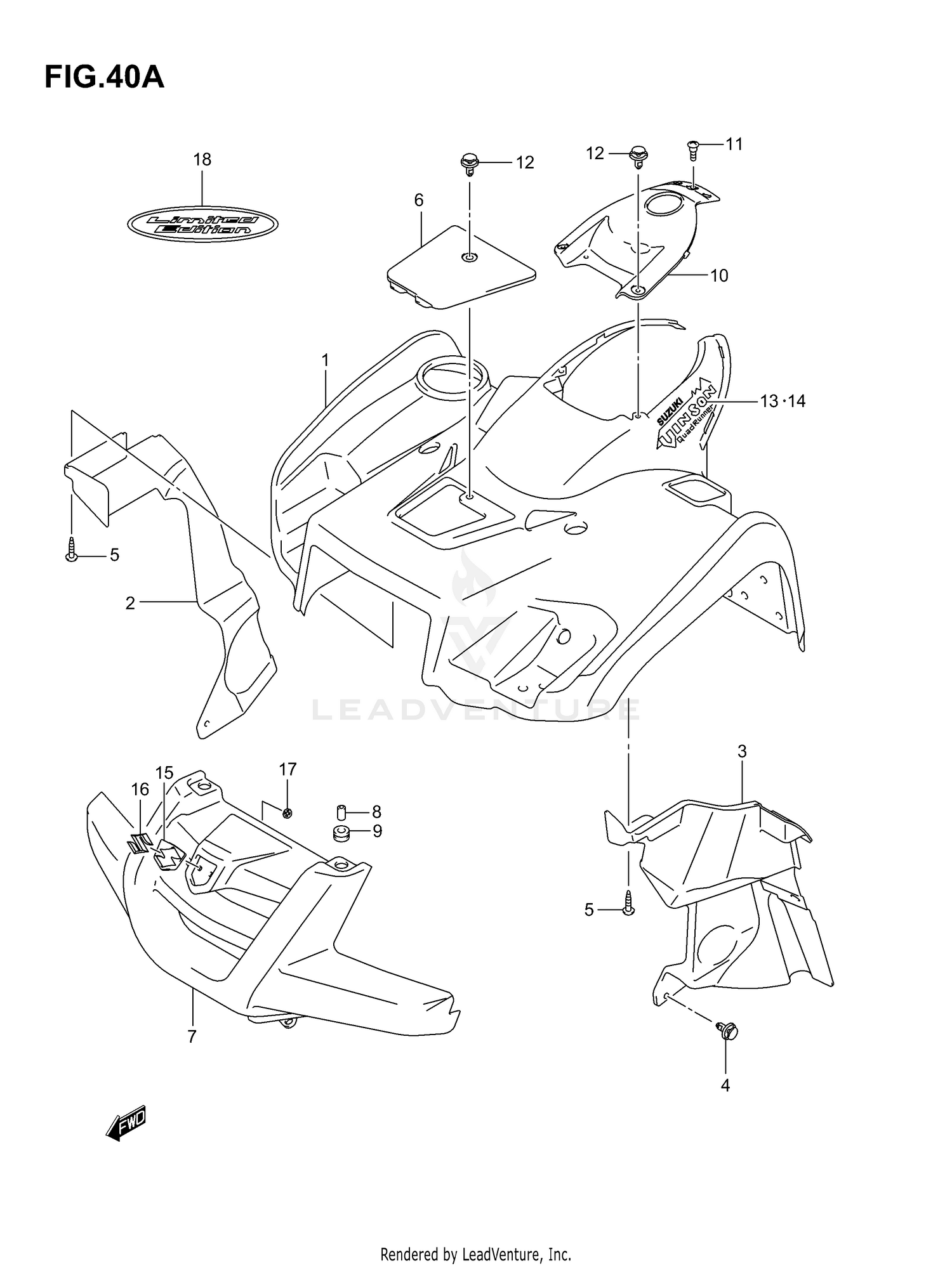 FRONT FENDER (MODEL K5)
