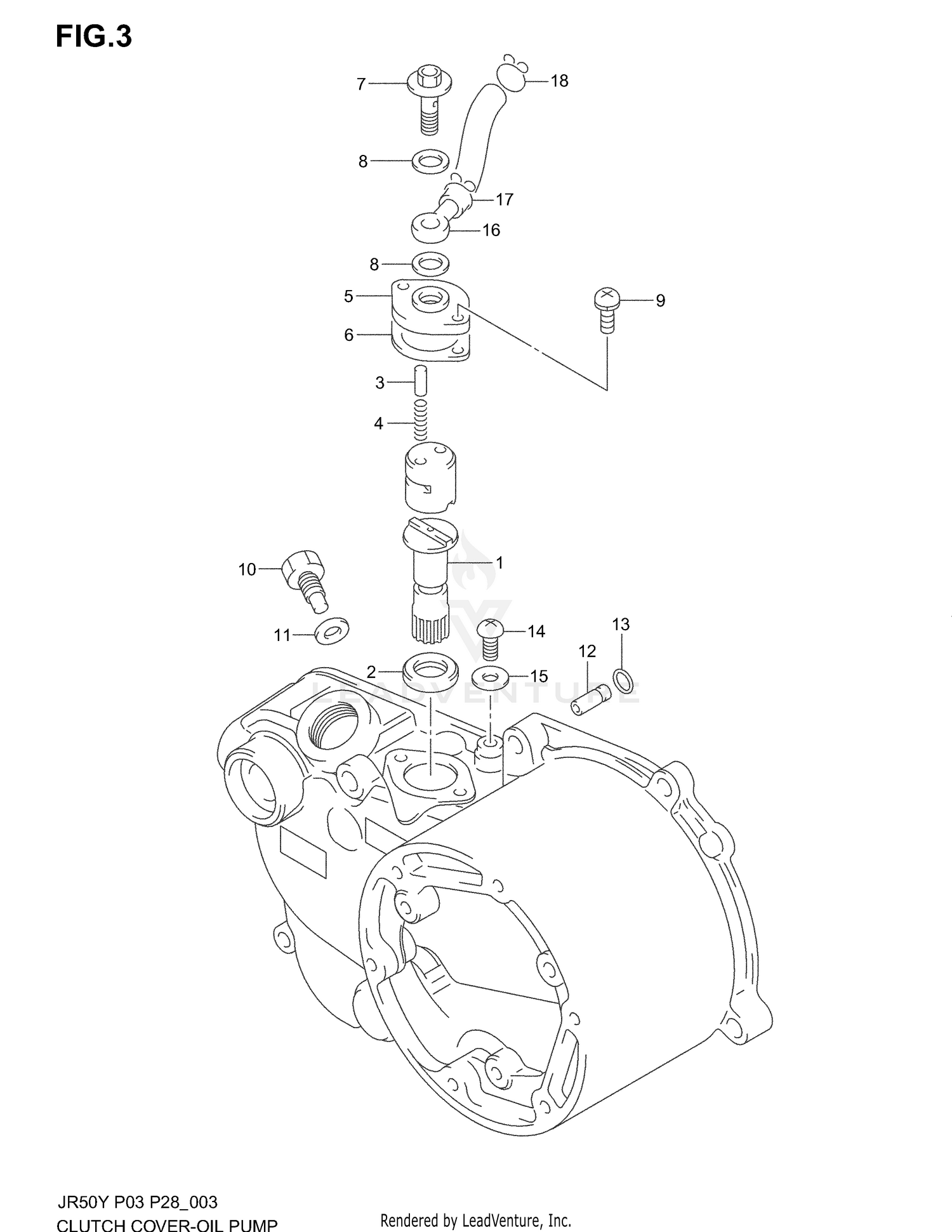 CLUTCH COVER/OIL PUMP