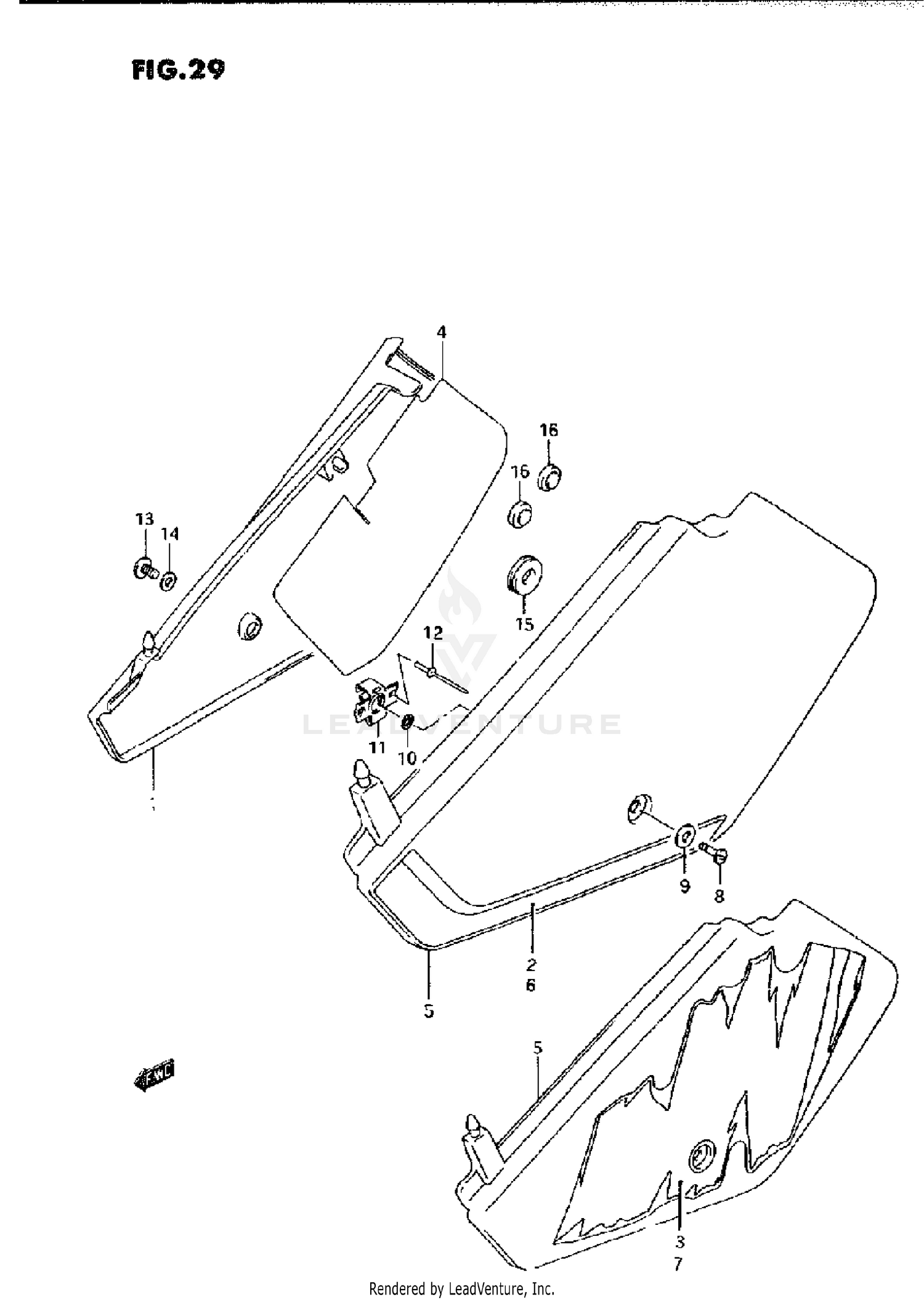 FRAME COVER (MODEL L/M)