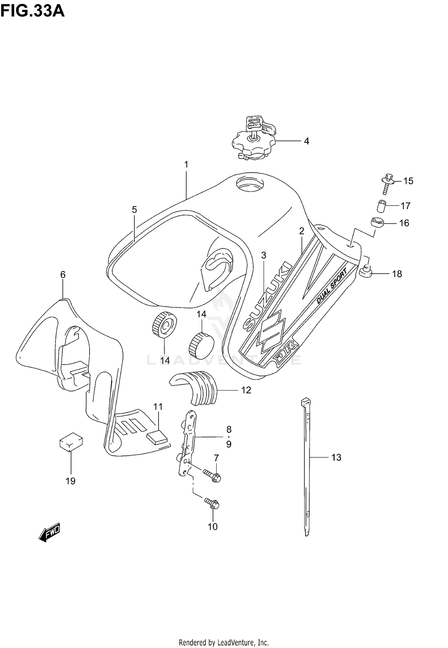 FUEL TANK (MODEL K2)