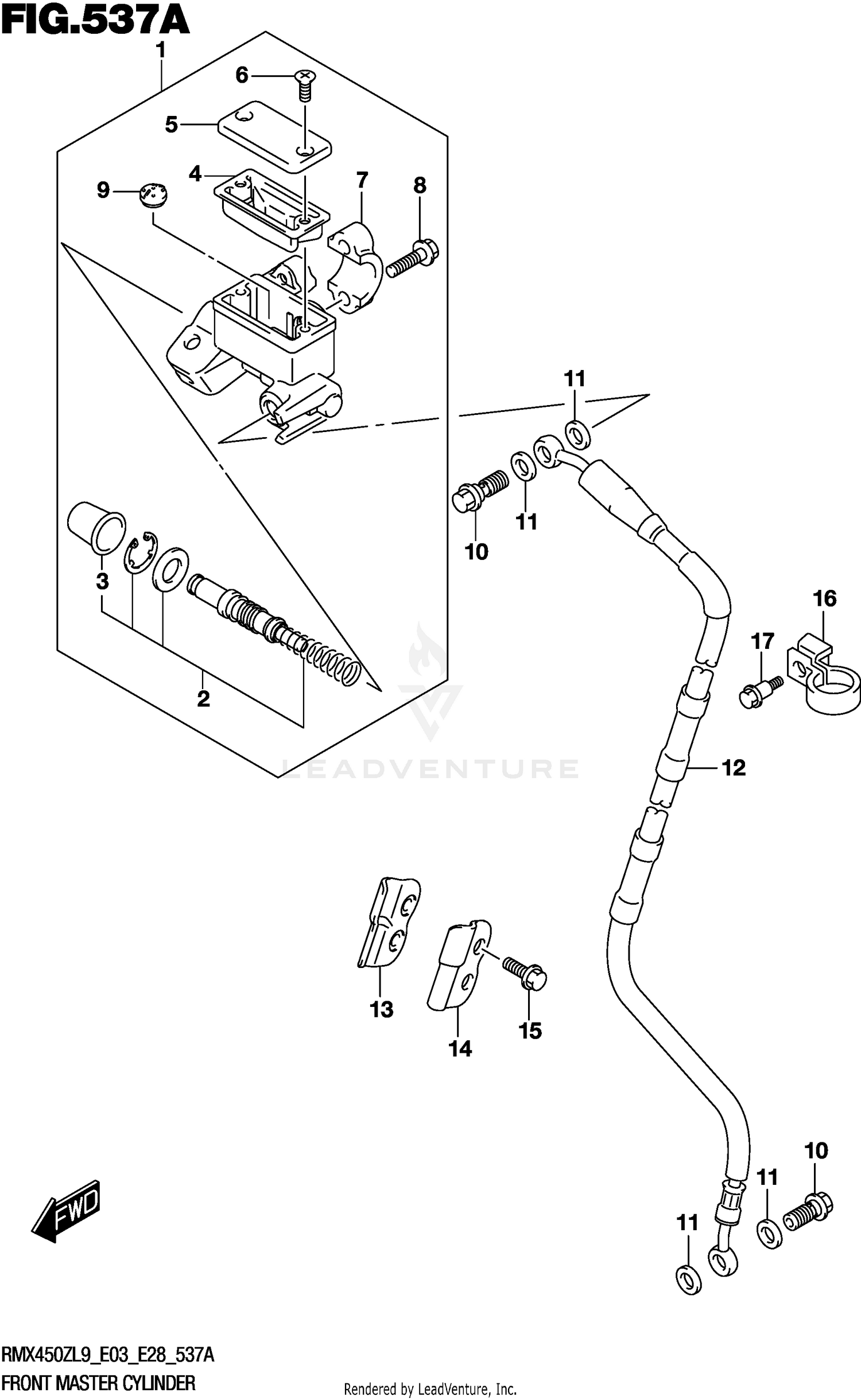 FRONT MASTER CYLINDER