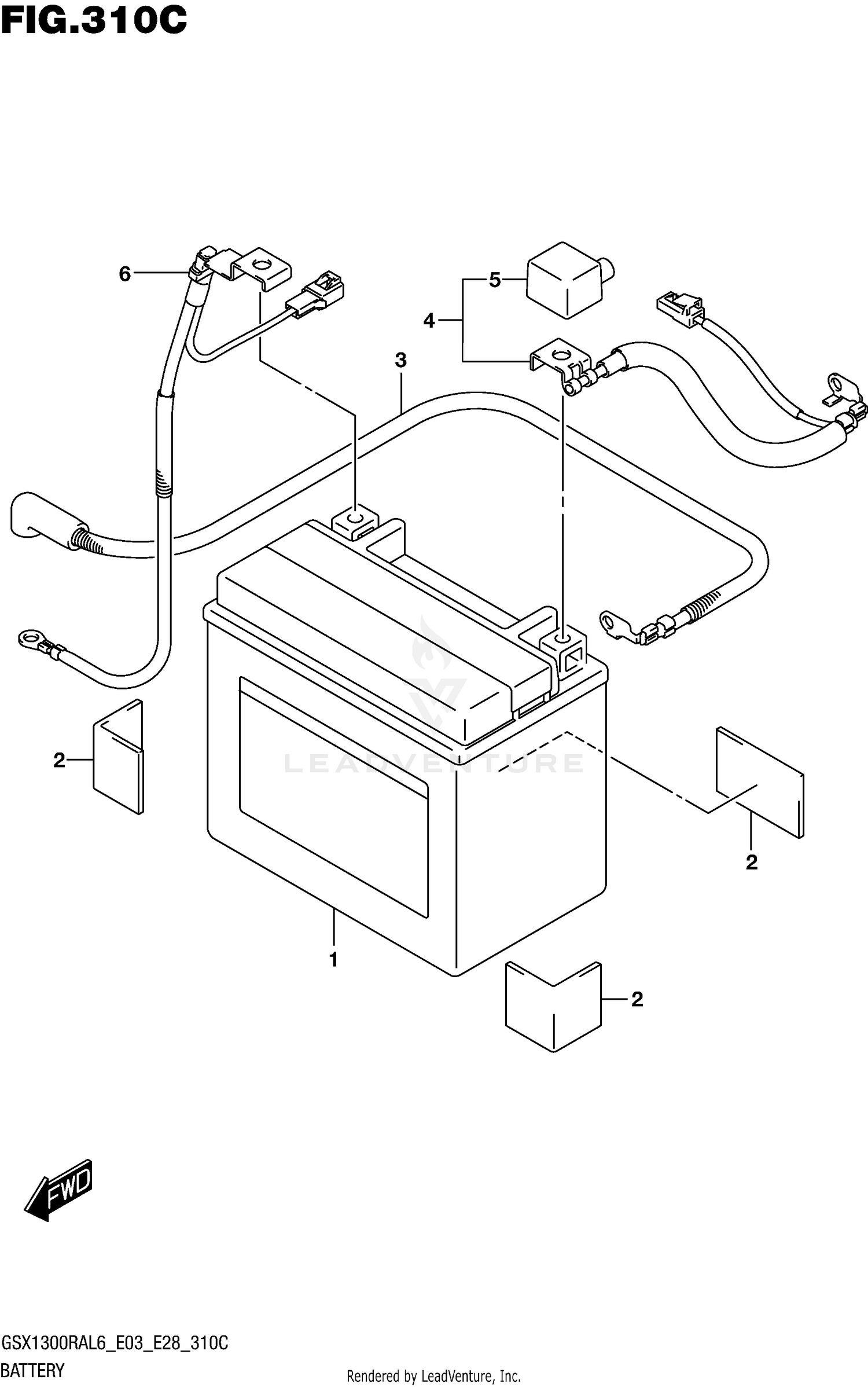 BATTERY (GSX1300RAL6 E33)