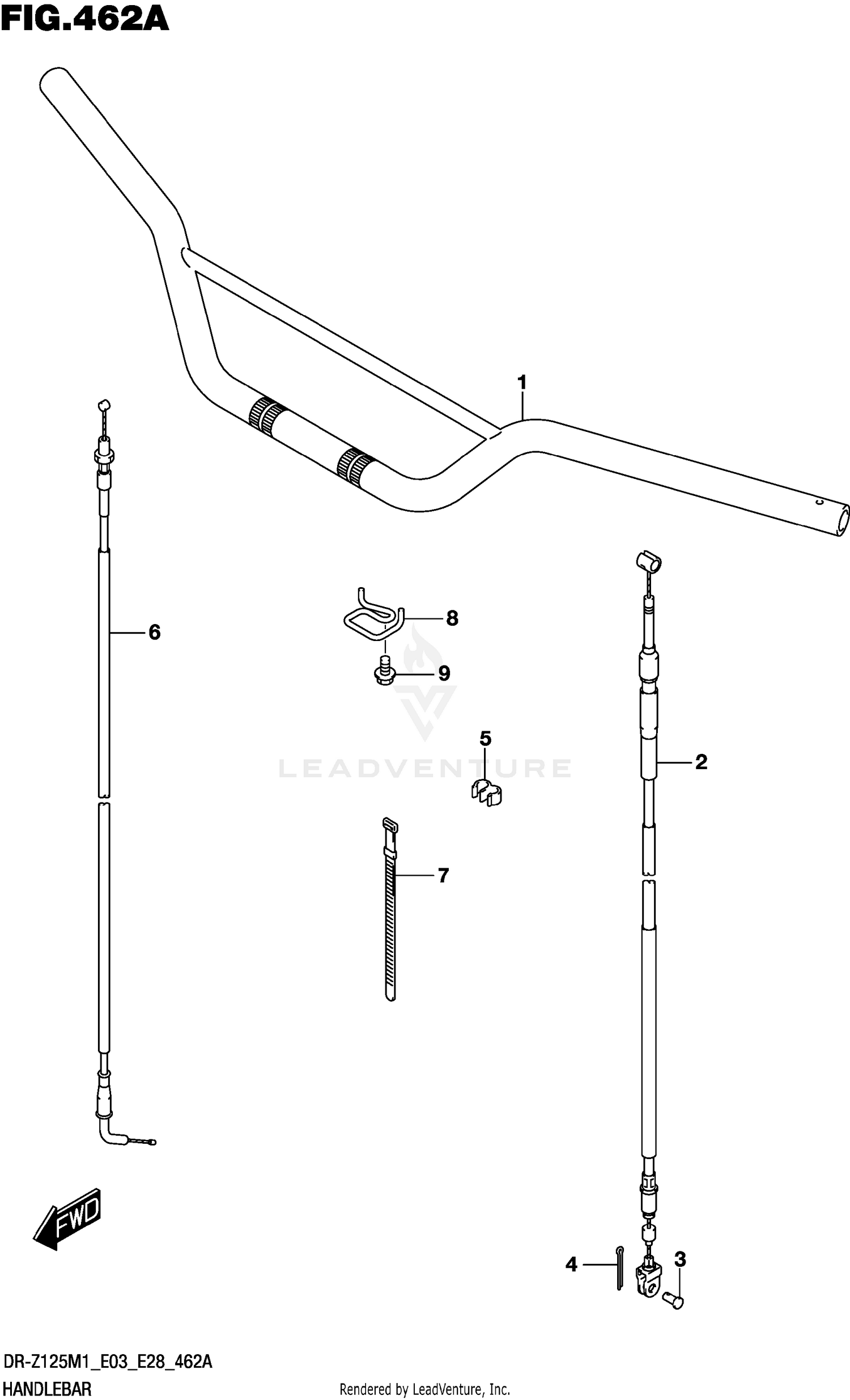 HANDLEBAR (DR-Z125L)