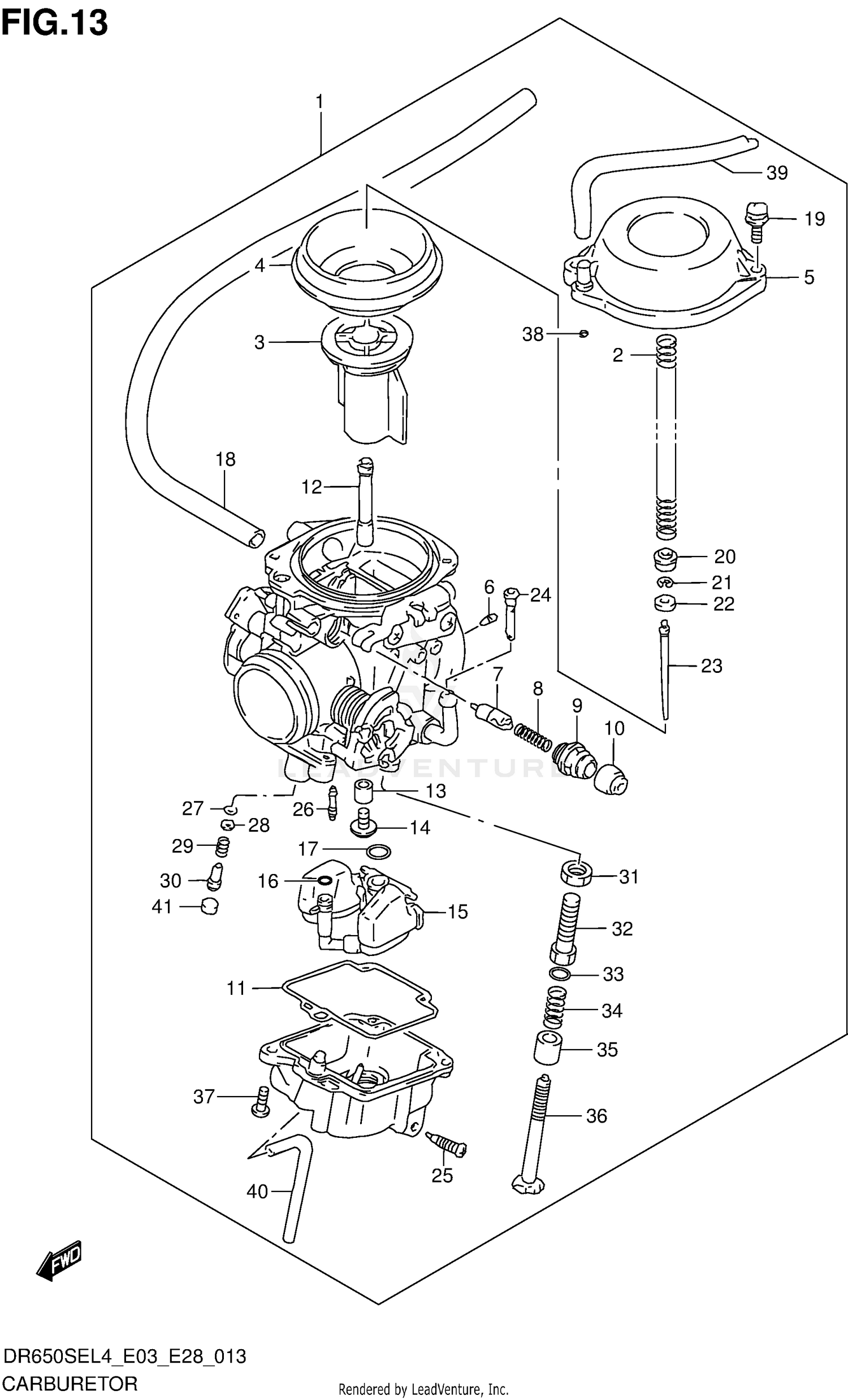 CARBURETOR (DR650SEL4 E33)