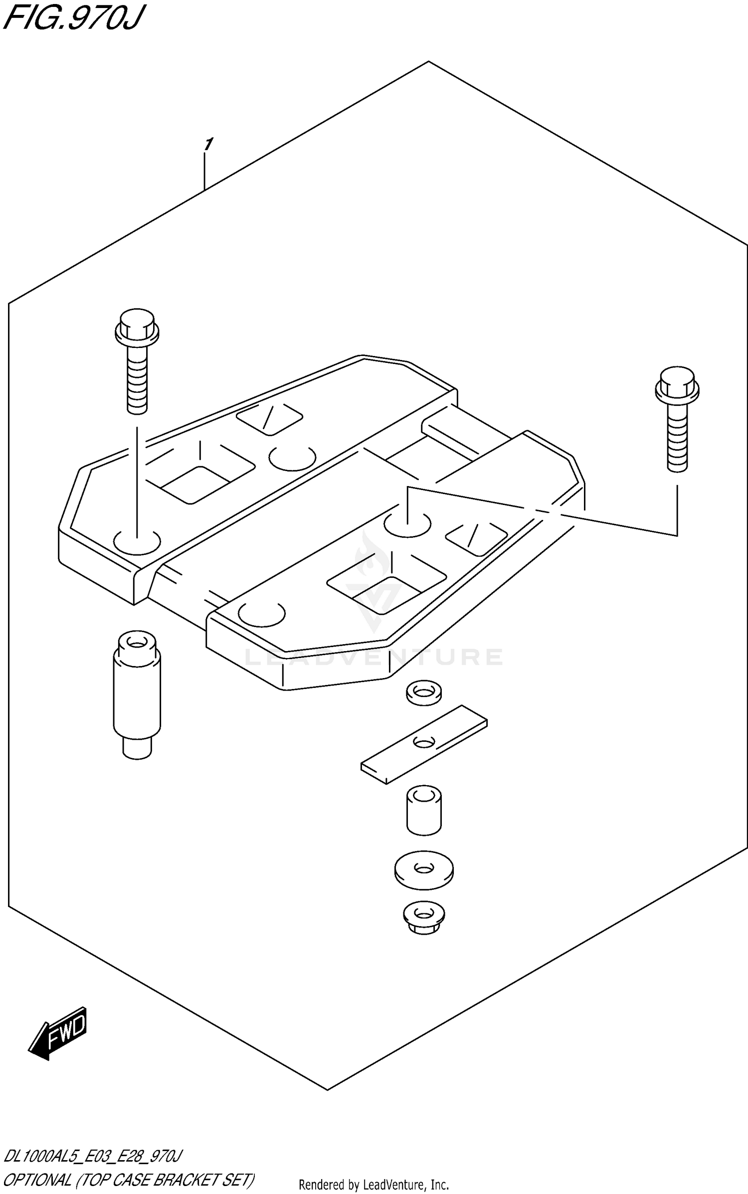 OPTIONAL (TOP CASE BRACKET SET)
