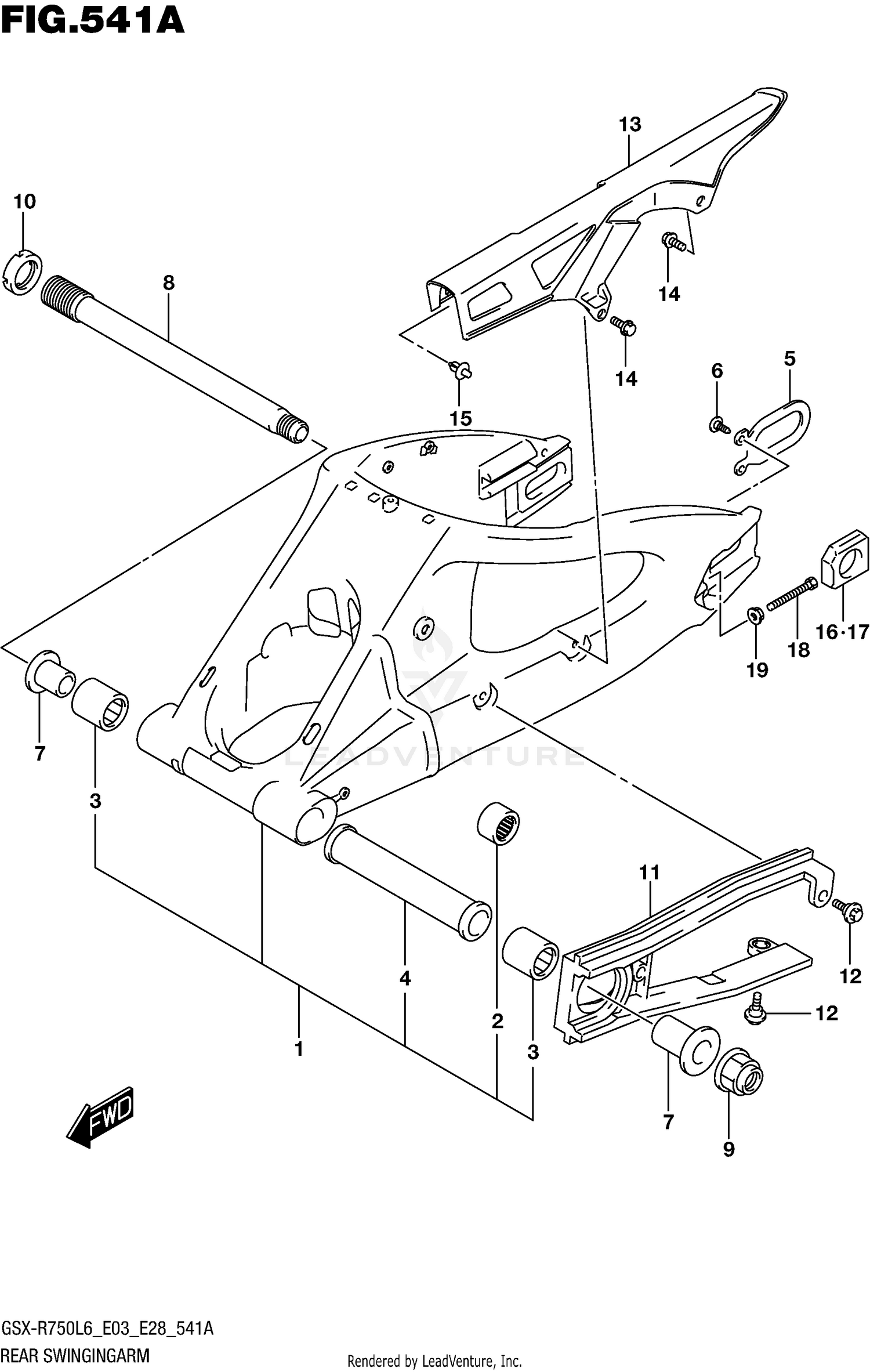 REAR SWINGINGARM