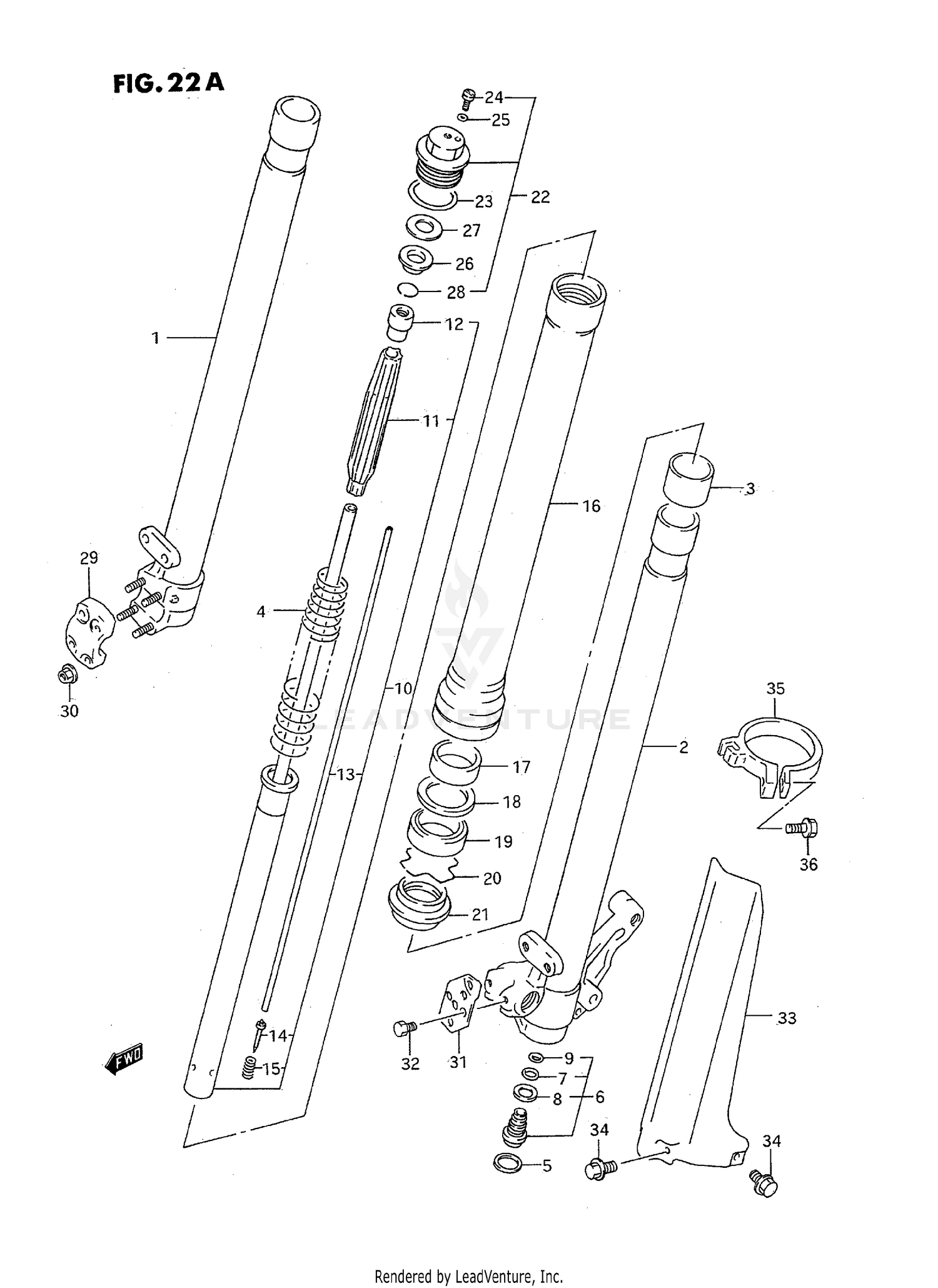 FRONT DAMPER (MODEL P)