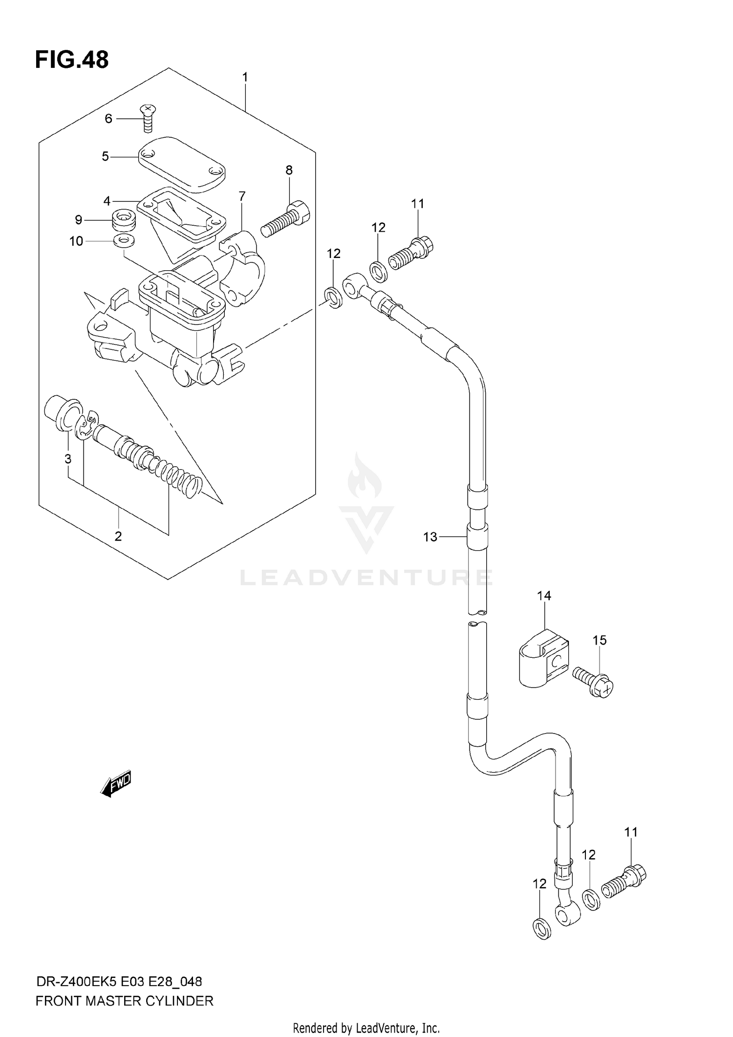 FRONT MASTER CYLINDER