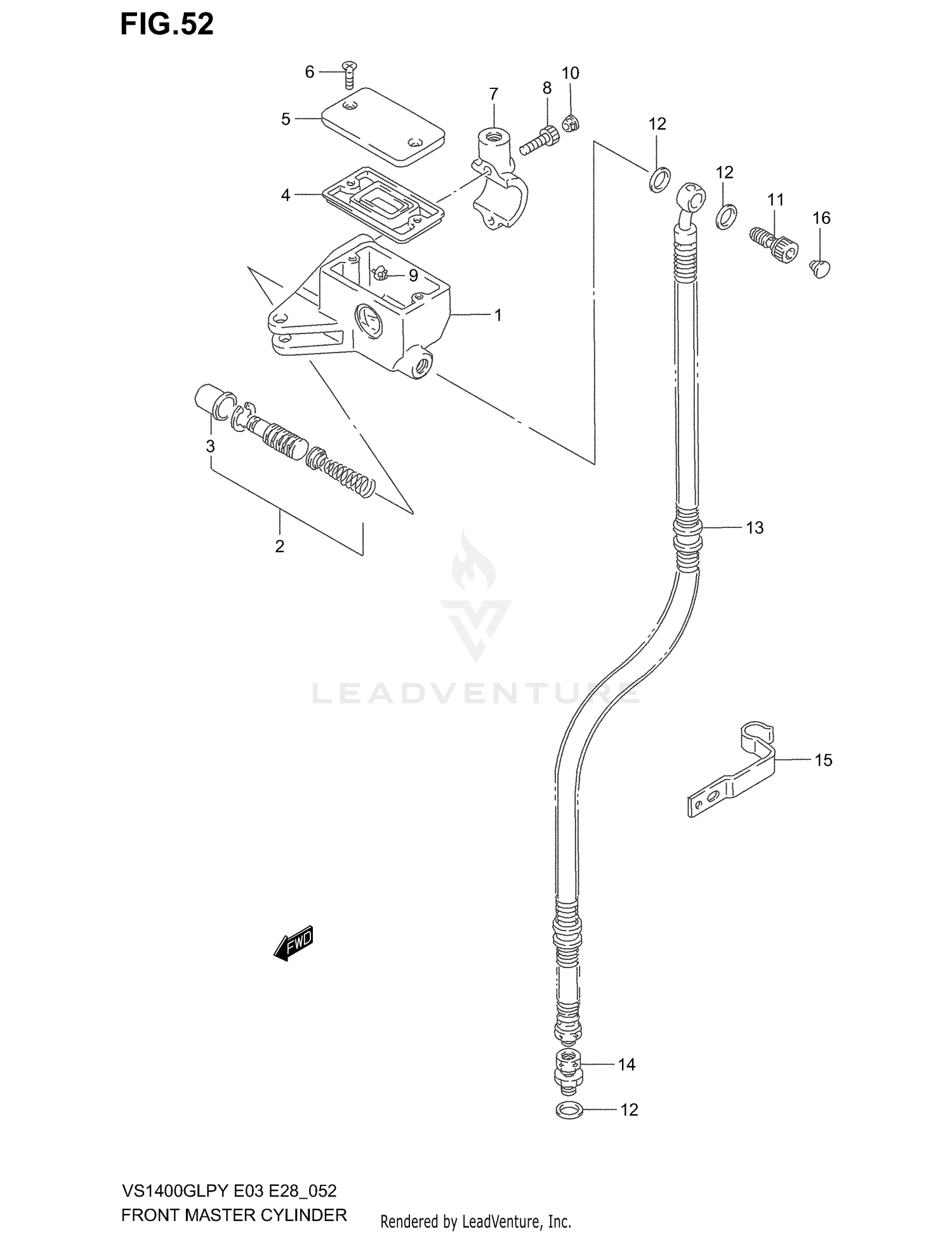FRONT MASTER CYLINDER