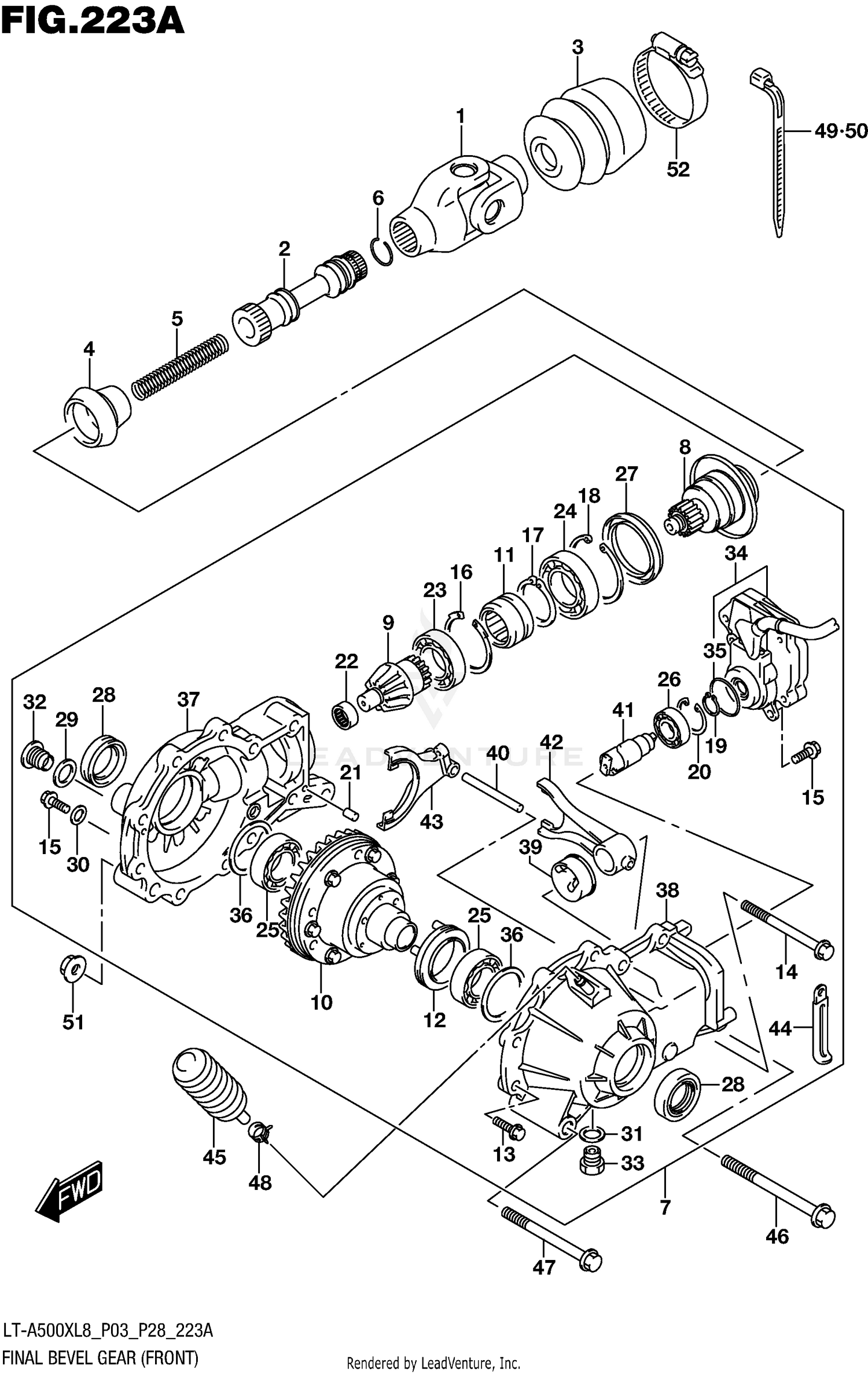 FINAL BEVEL GEAR (FRONT)