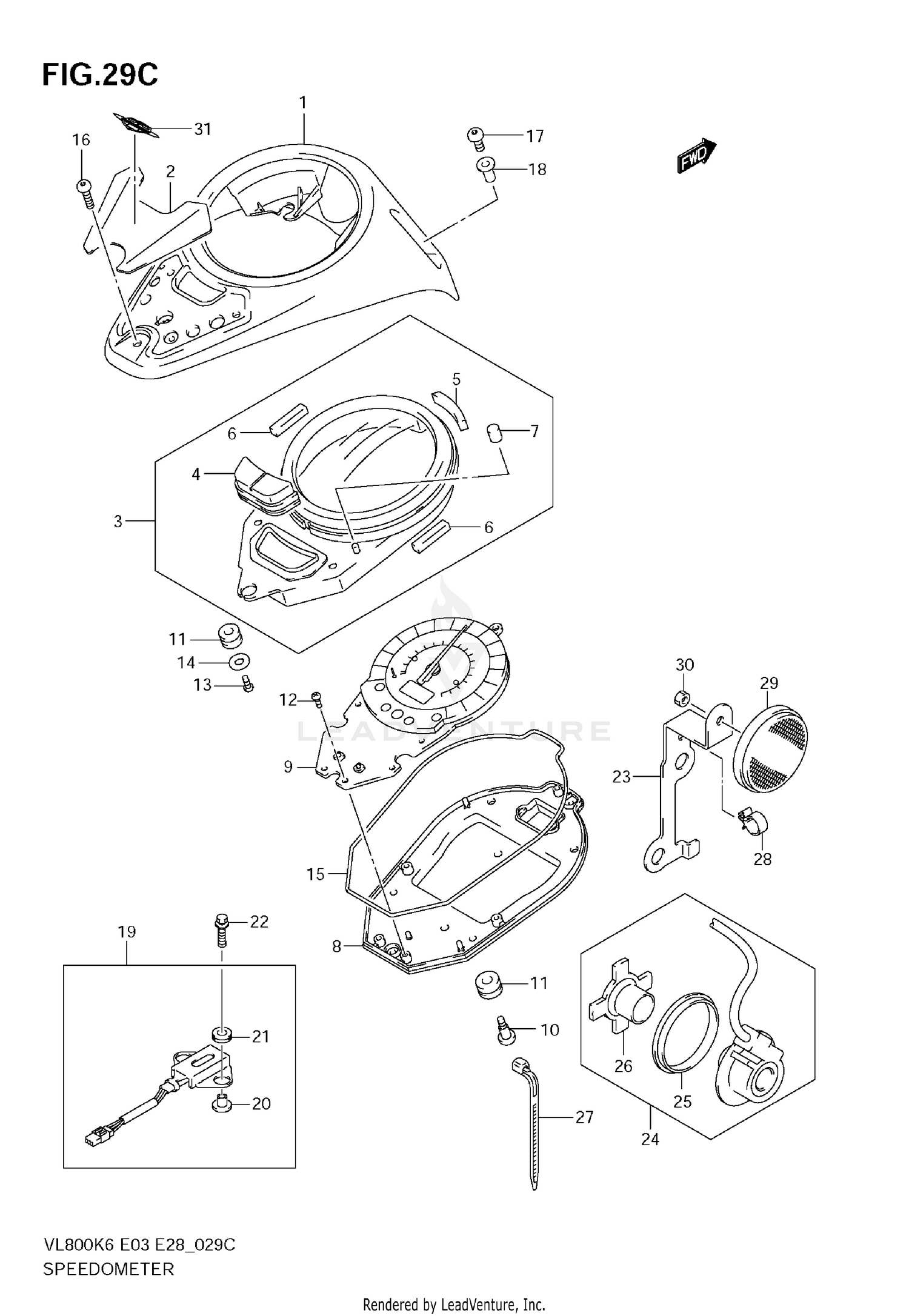 SPEEDOMETER (VL800CK7/CK8)