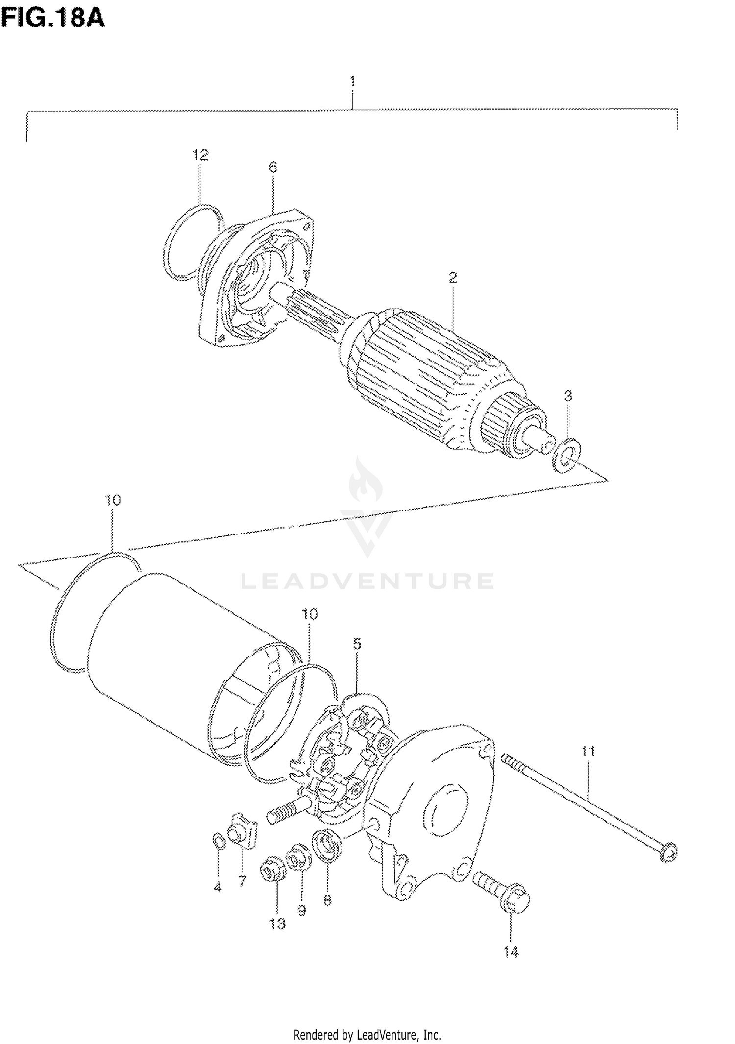 STARTING MOTOR (MODEL R/S)