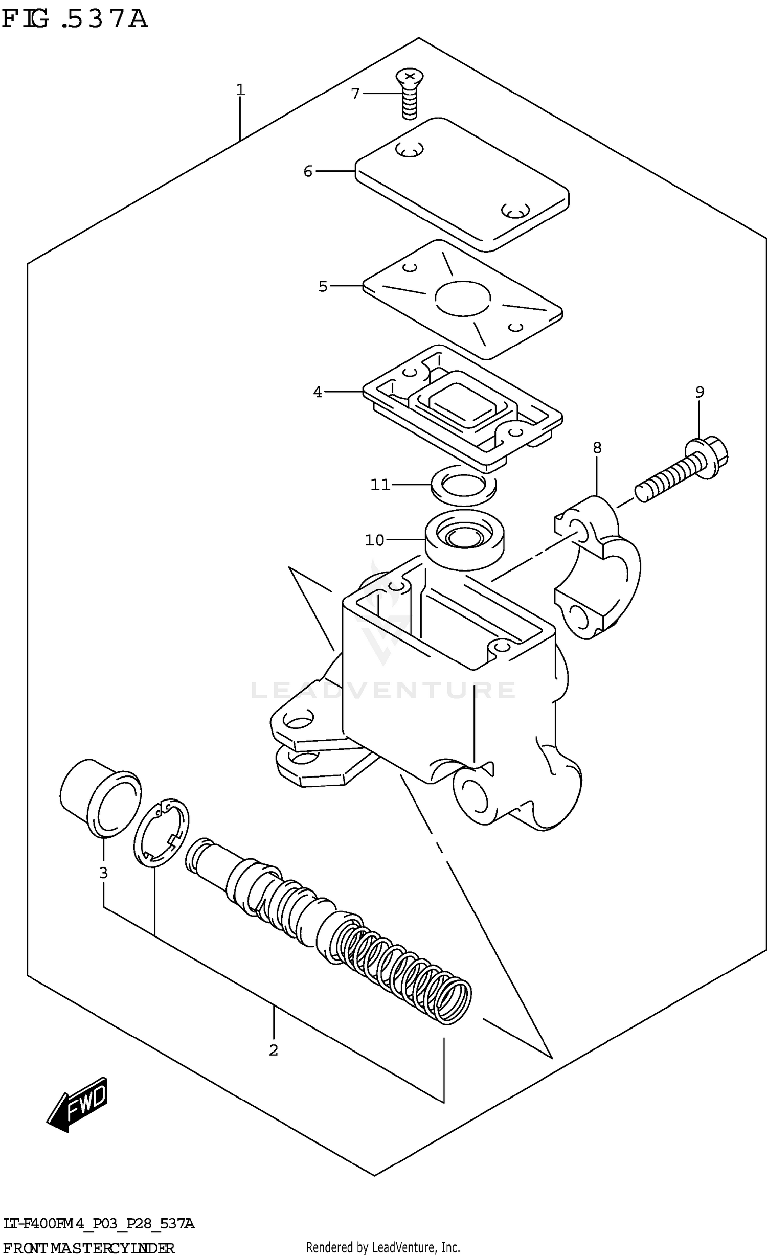 FRONT MASTER CYLINDER