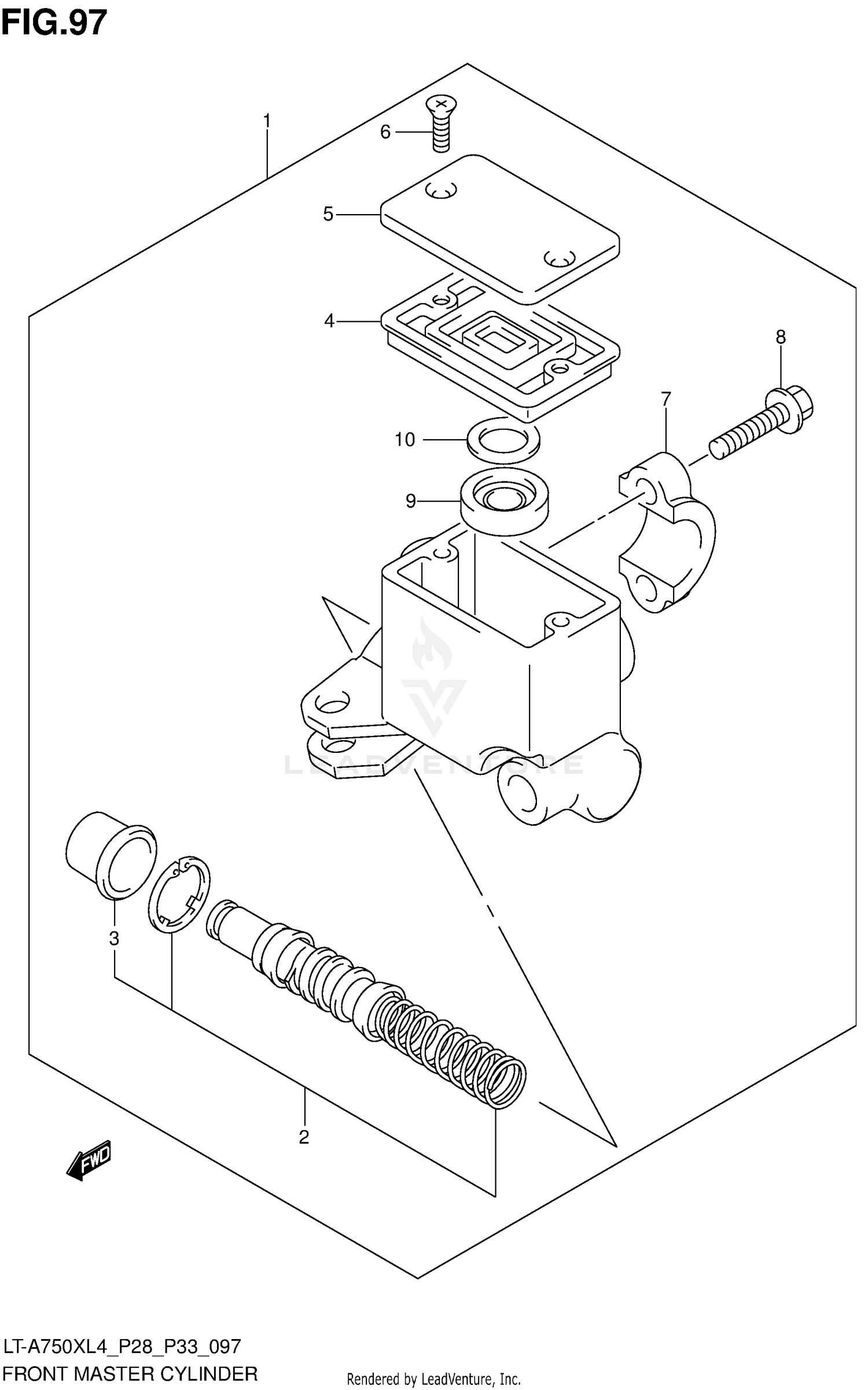 FRONT MASTER CYLINDER