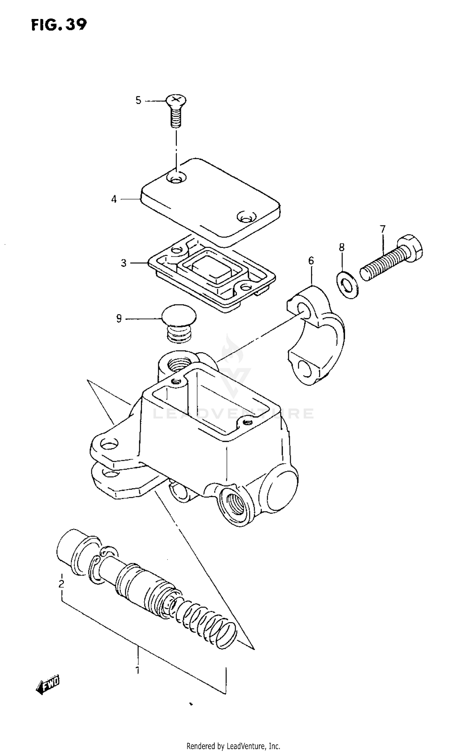 FRONT MASTER CYLINDER