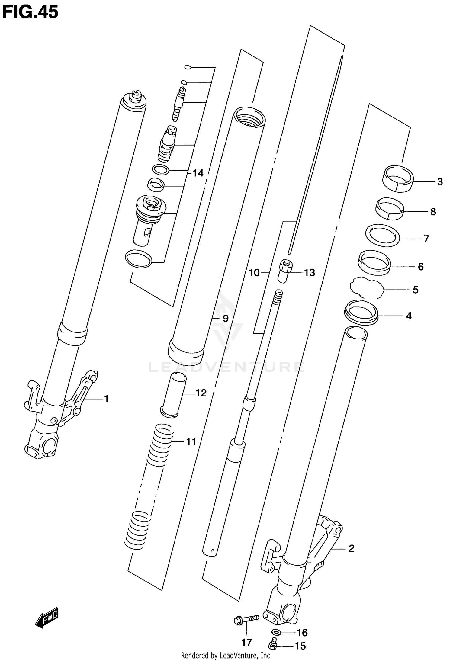 FRONT DAMPER (MODEL V)