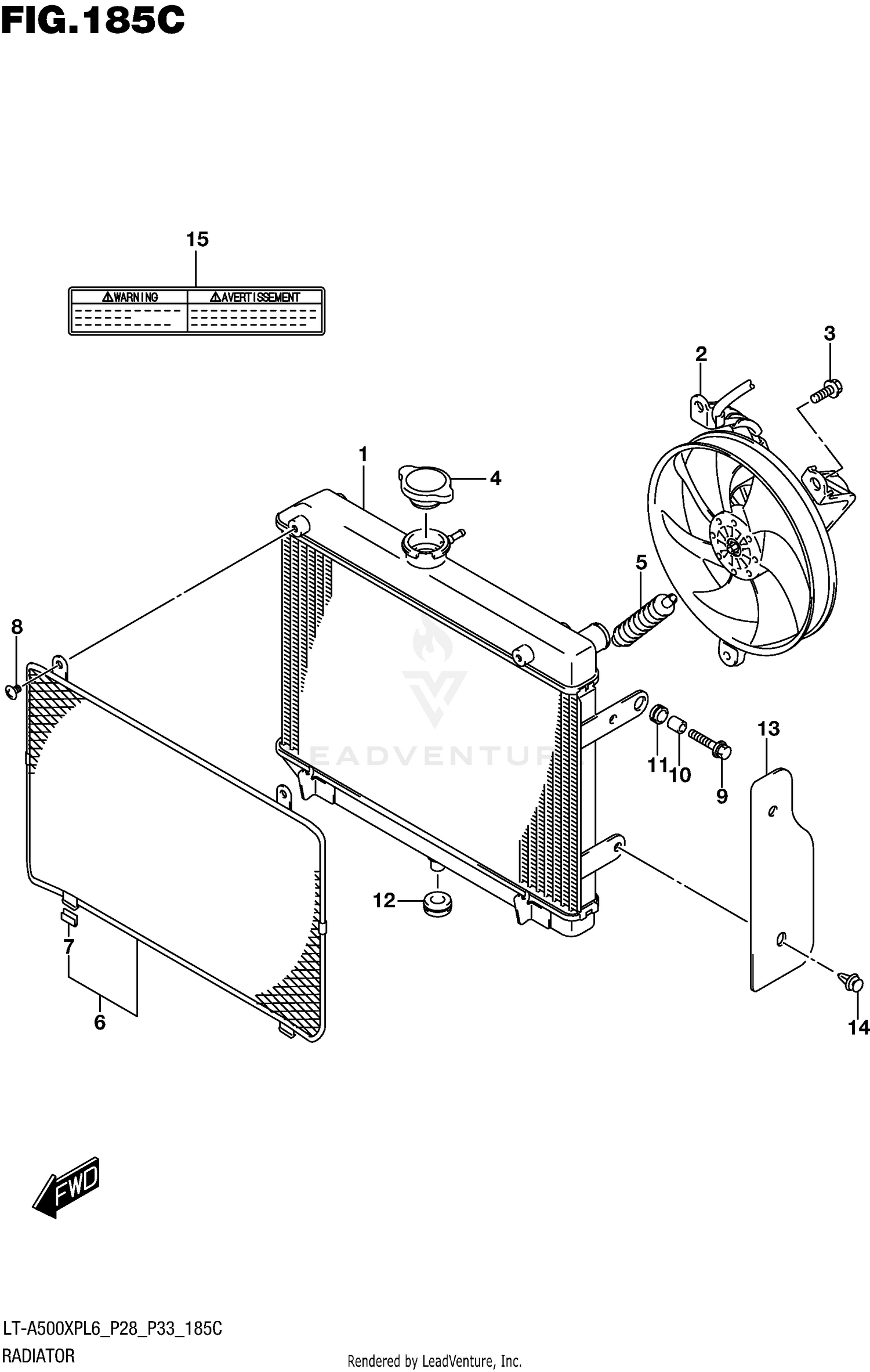 RADIATOR (LT-A500XPZL6 P28)