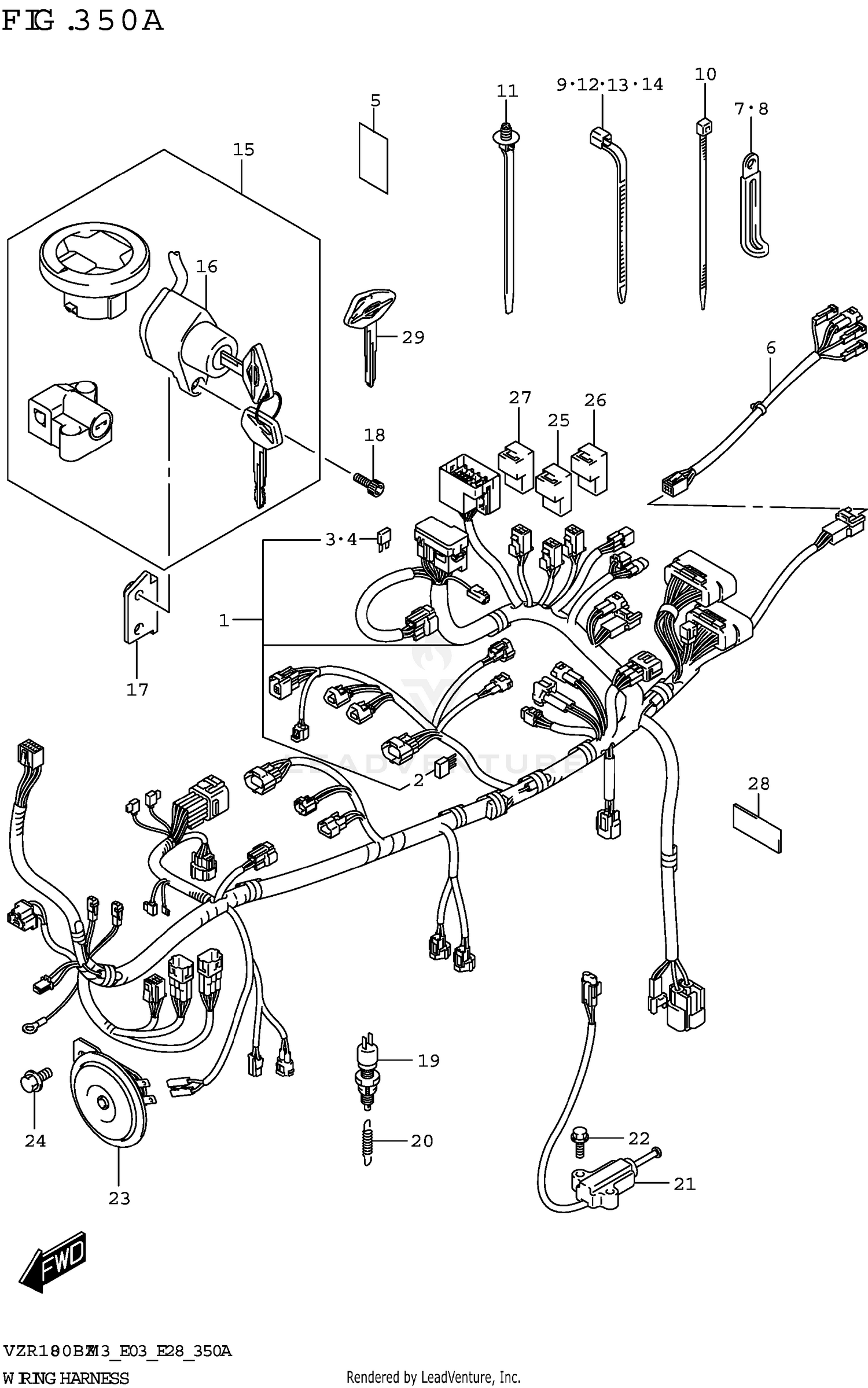WIRING HARNESS (E33)