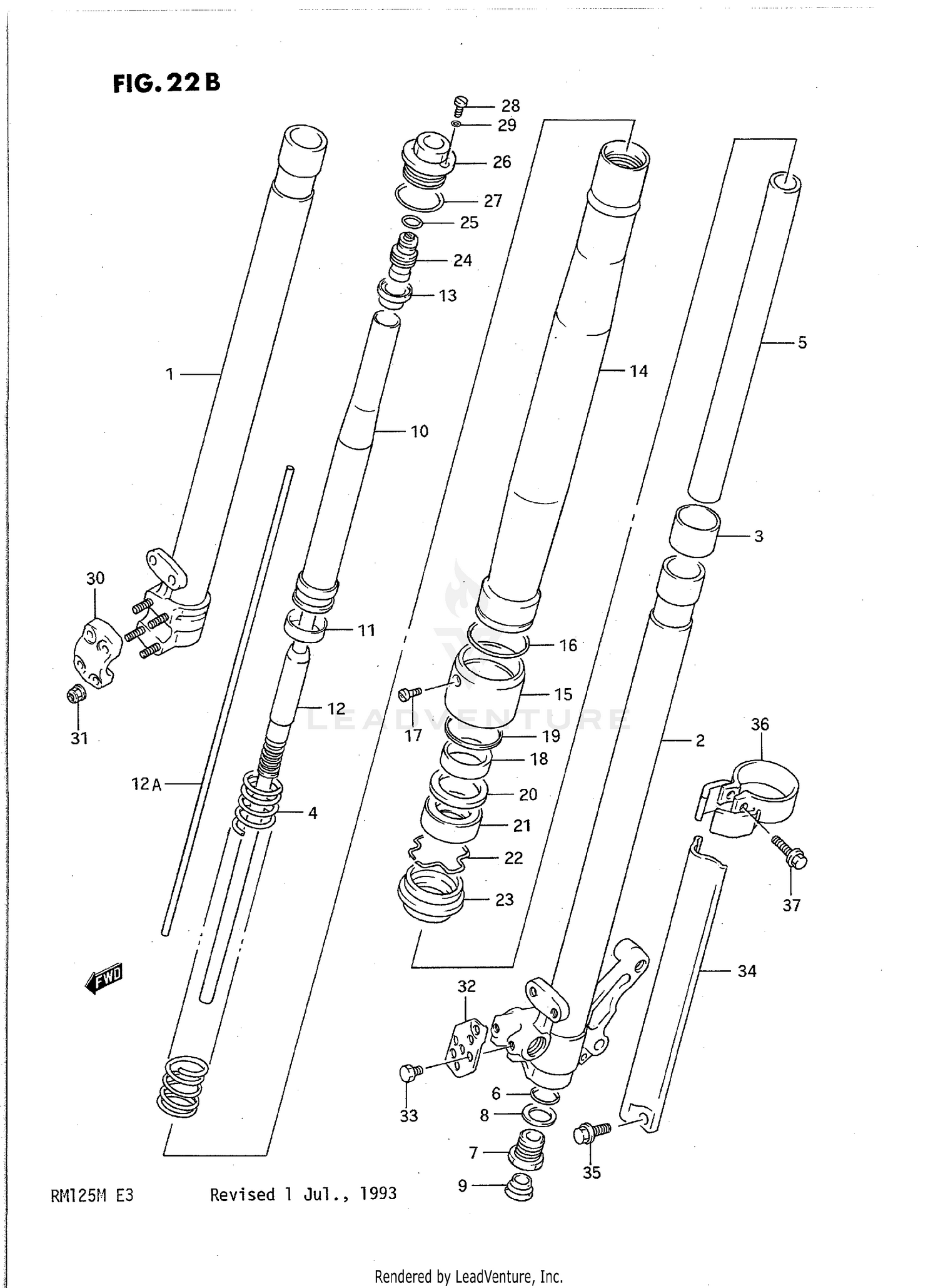FRONT DAMPER (MODEL M)