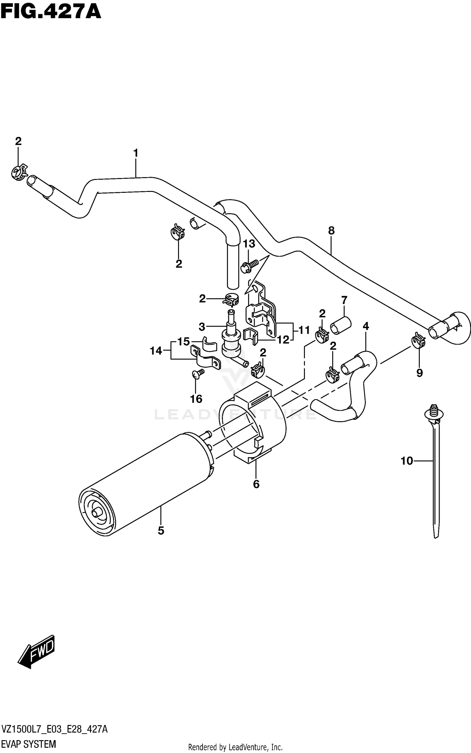 EVAP SYSTEM (VZ1500L7 E33)