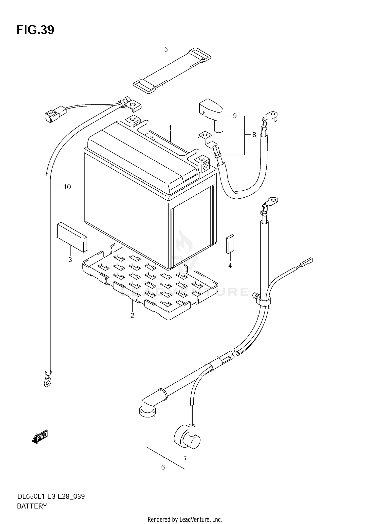BATTERY (DL650 L1 E33)