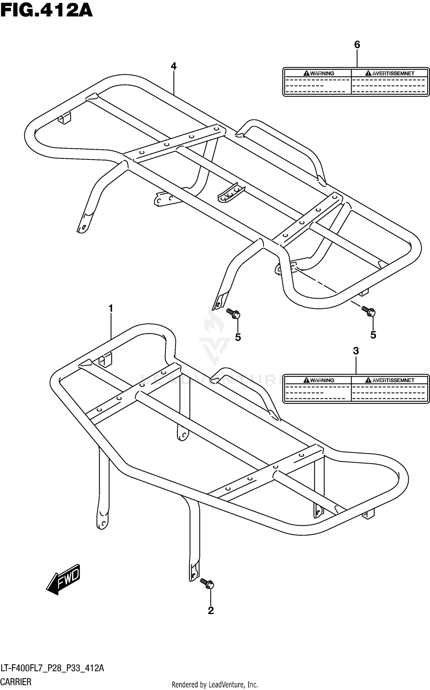 CARRIER (LT-F400FL7 P28)