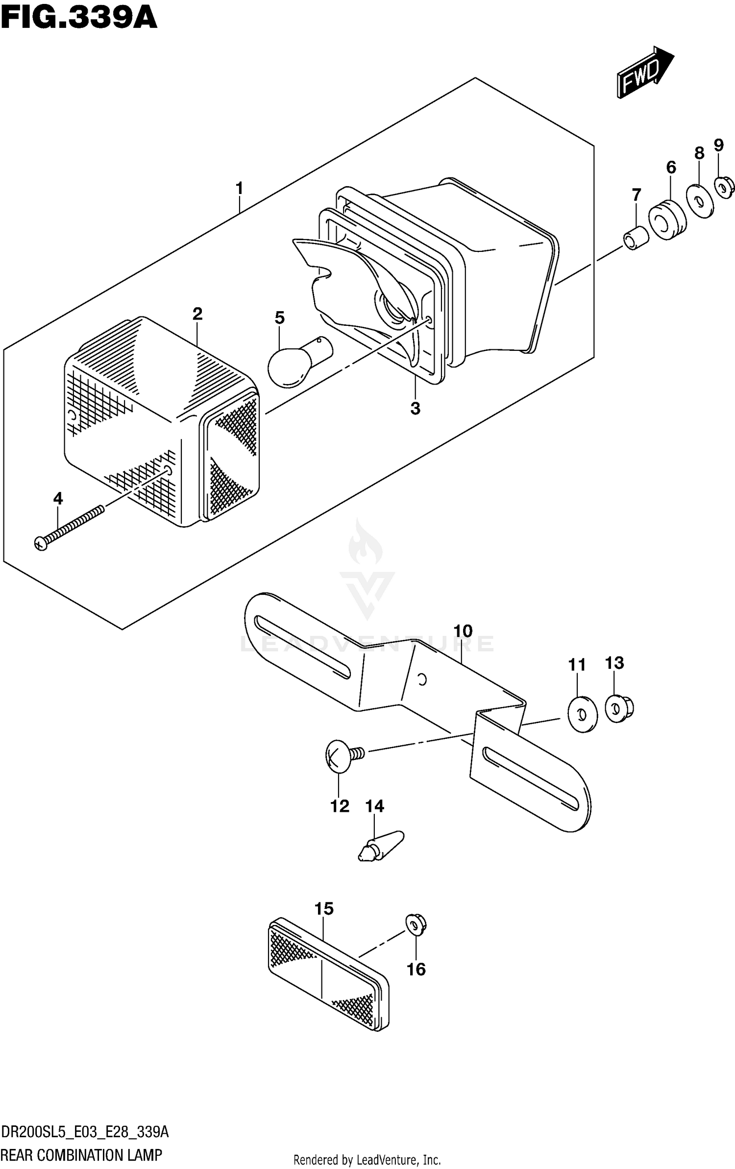 REAR COMBINATION LAMP