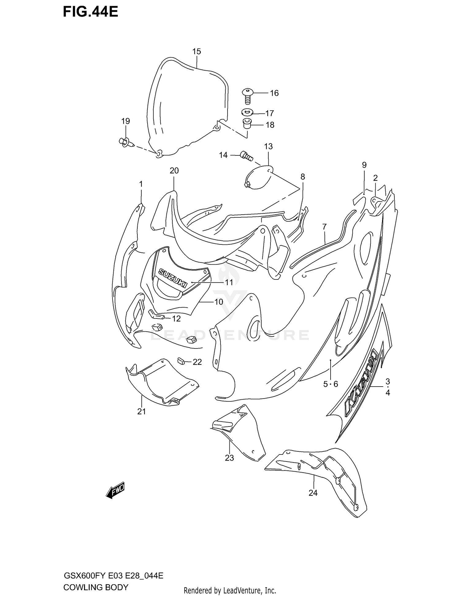COWLING BODY (MODEL K3)