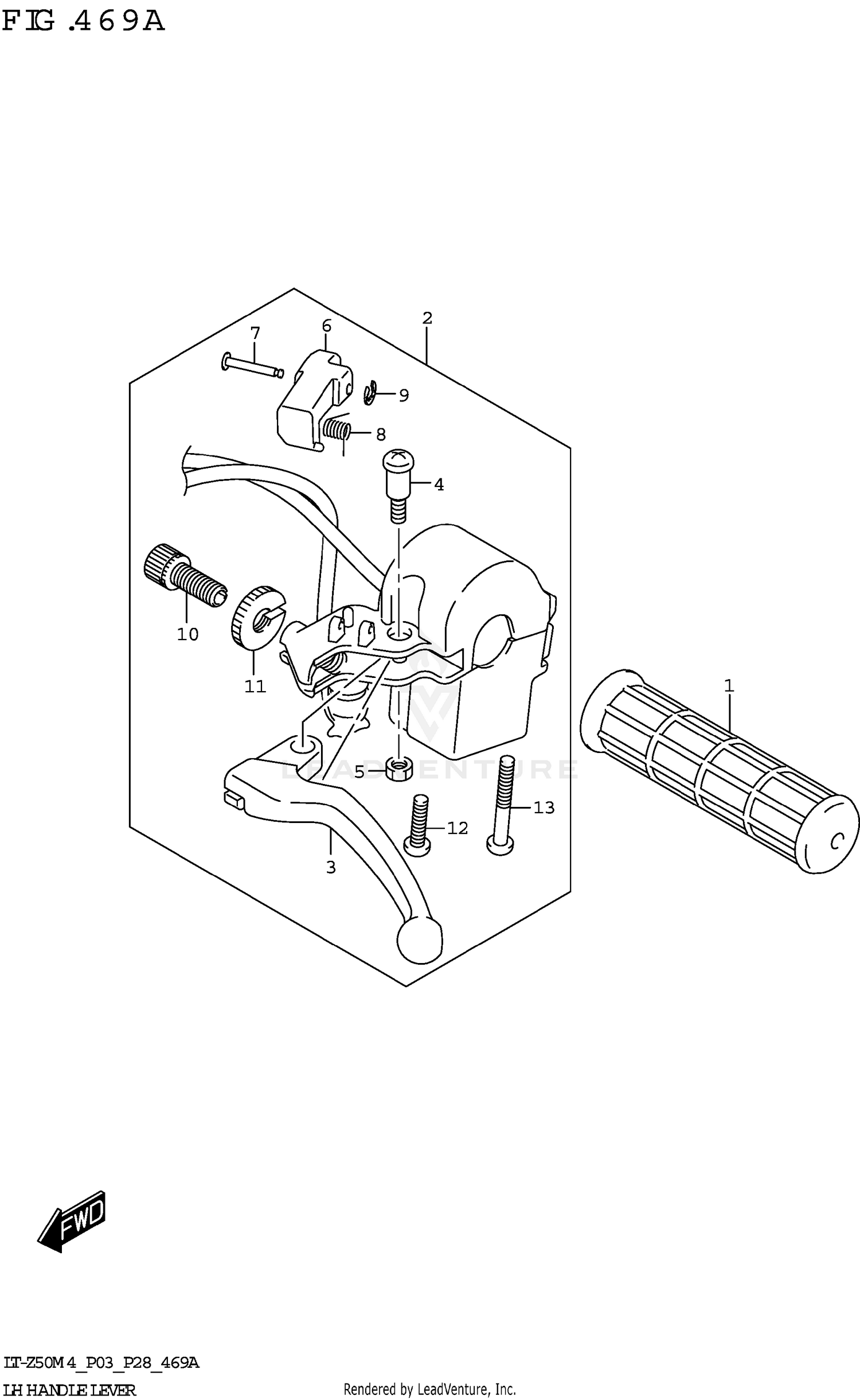 LH HANDLE LEVER