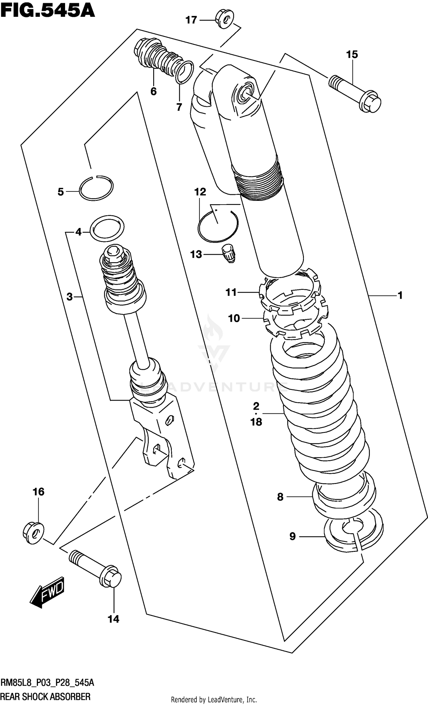 REAR SHOCK ABSORBER