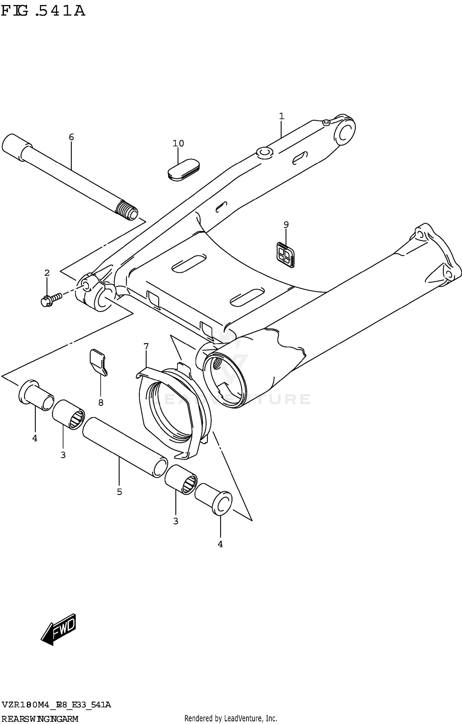 REAR SWINGINGARM