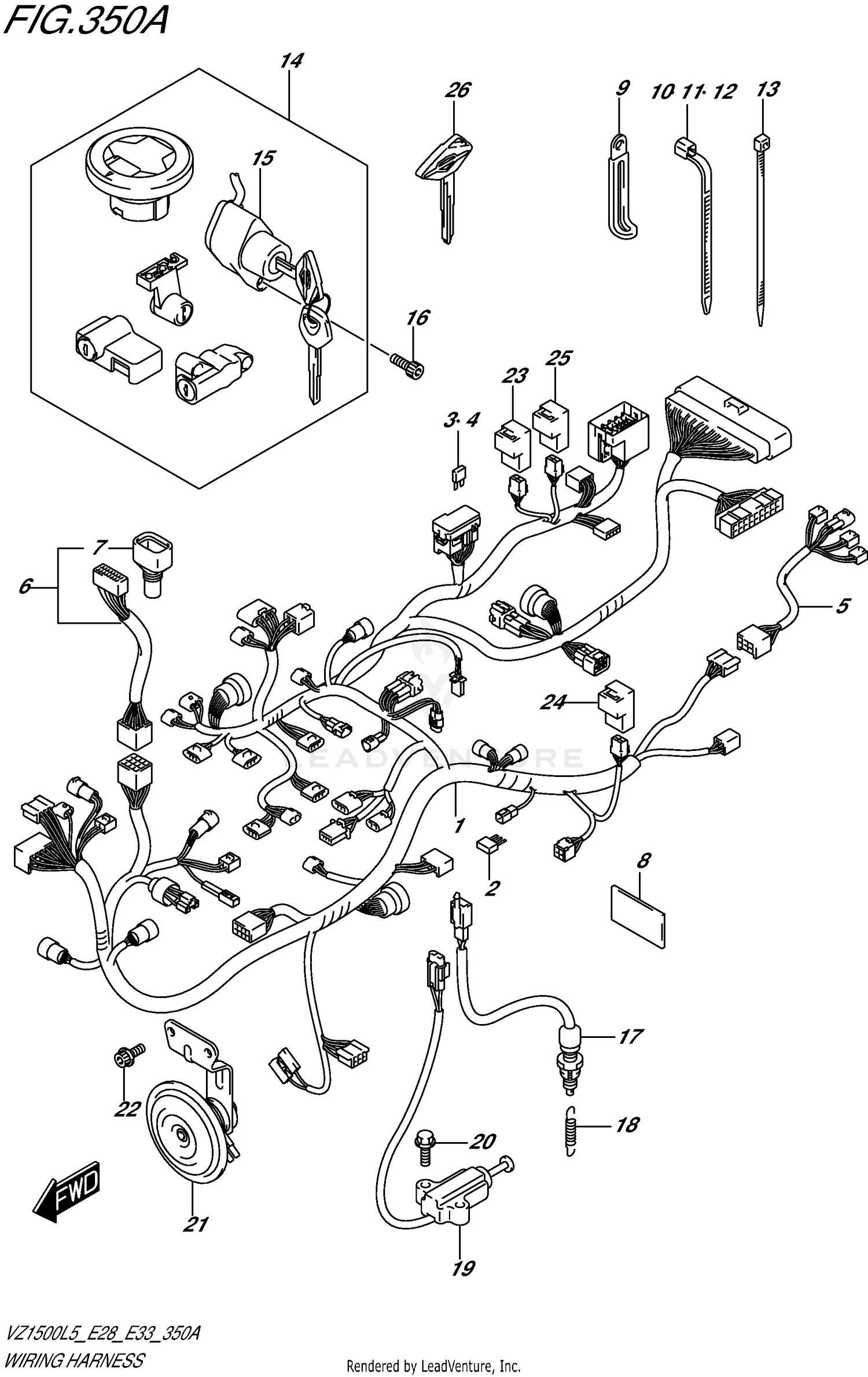 WIRING HARNESS (VZ1500L5 E28)