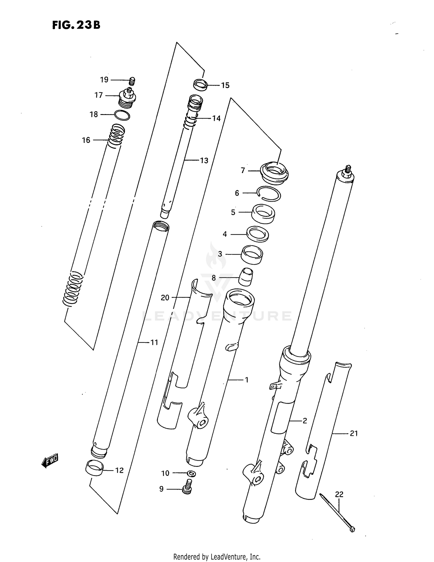 FRONT FORK (MODEL L/M/N/P/R)