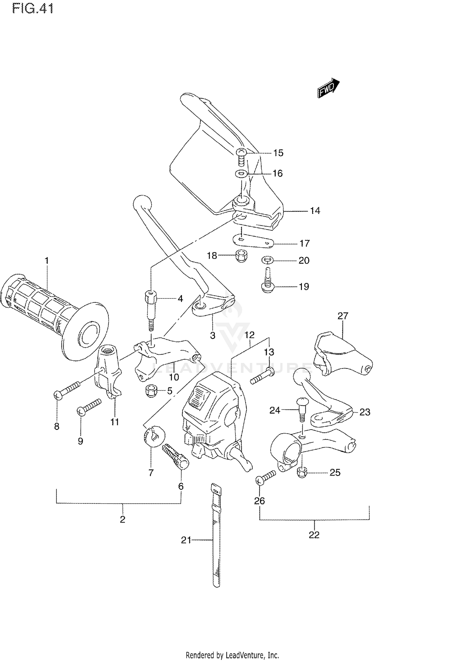 LEFT HANDLE SWITCH (MODEL L/M/N)