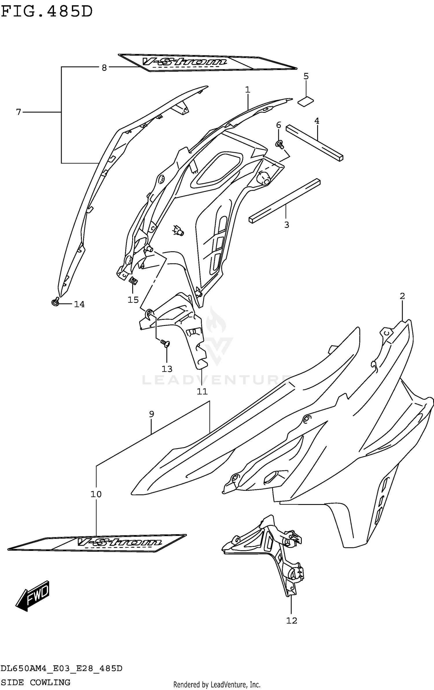 SIDE COWLING (DL650XAM4 E03)