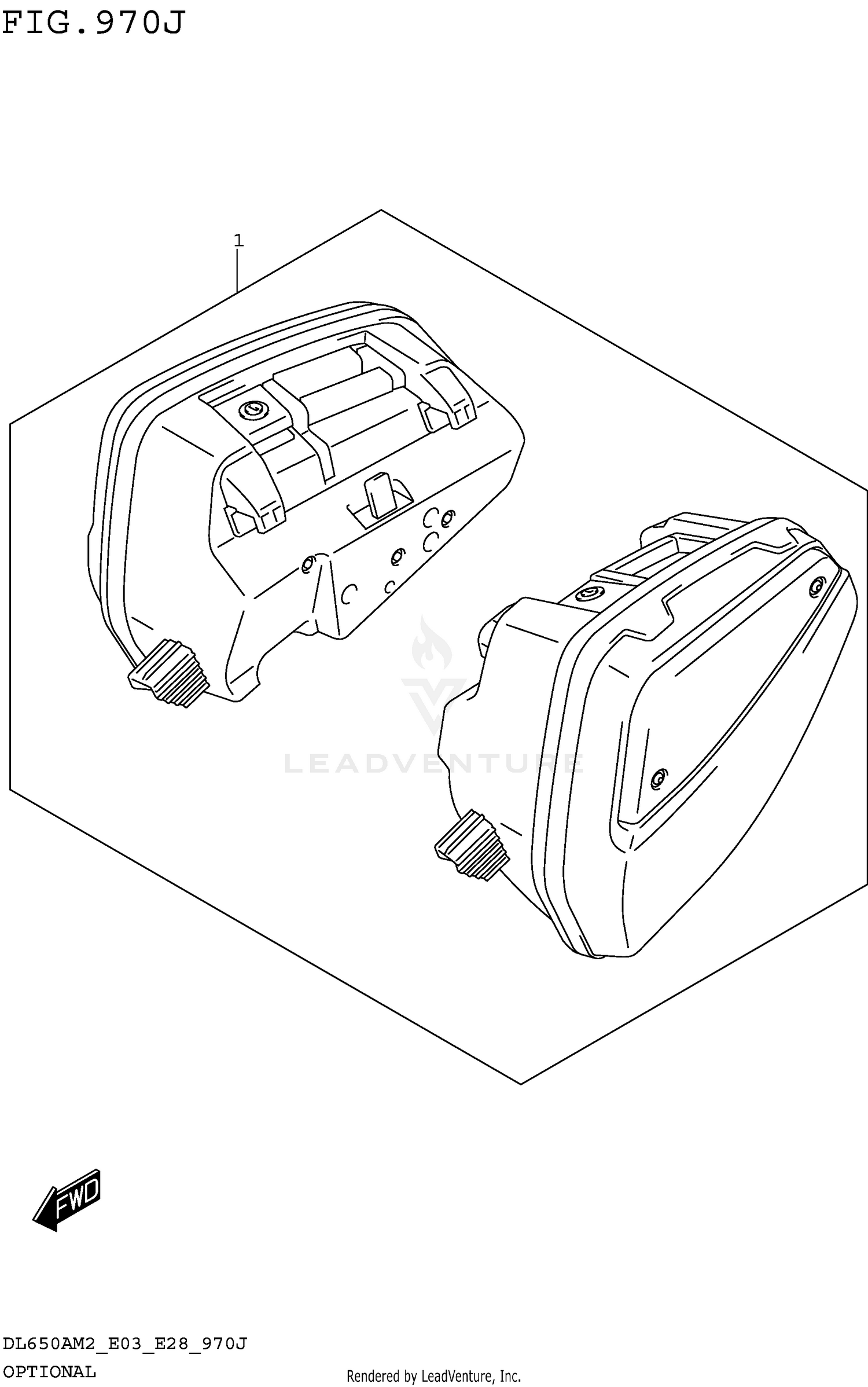 OPTIONAL (SIDE CASE SET)