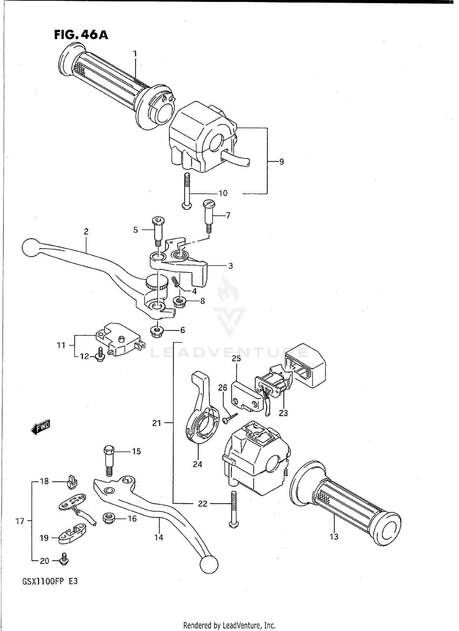 HANDLE SWITCH (MODEL K/L/M/N/P)