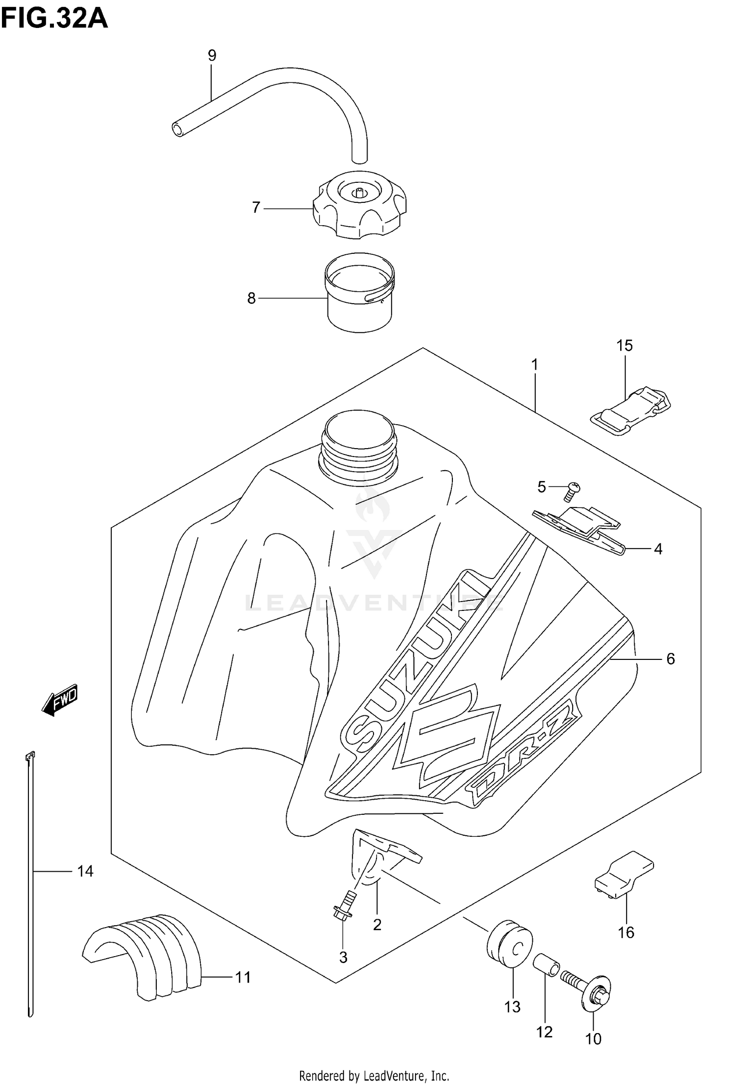FUEL TANK (MODEL K2)