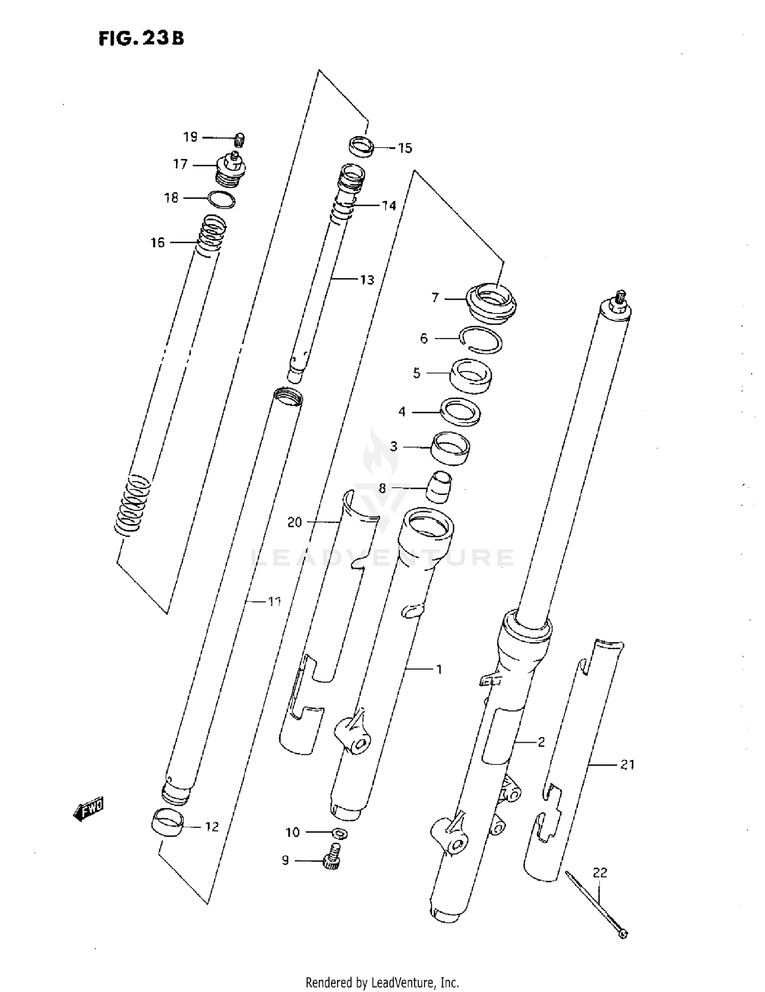 FRONT FORK (L/M/N/P/R)